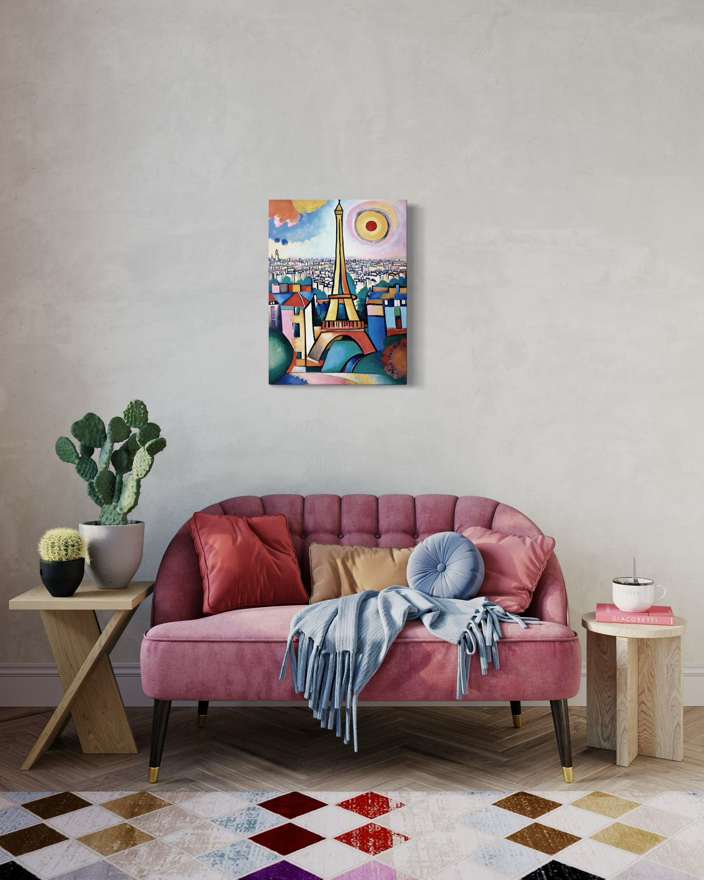 Bild auf Leinwand: "Vibrant Parisian Dreams II"