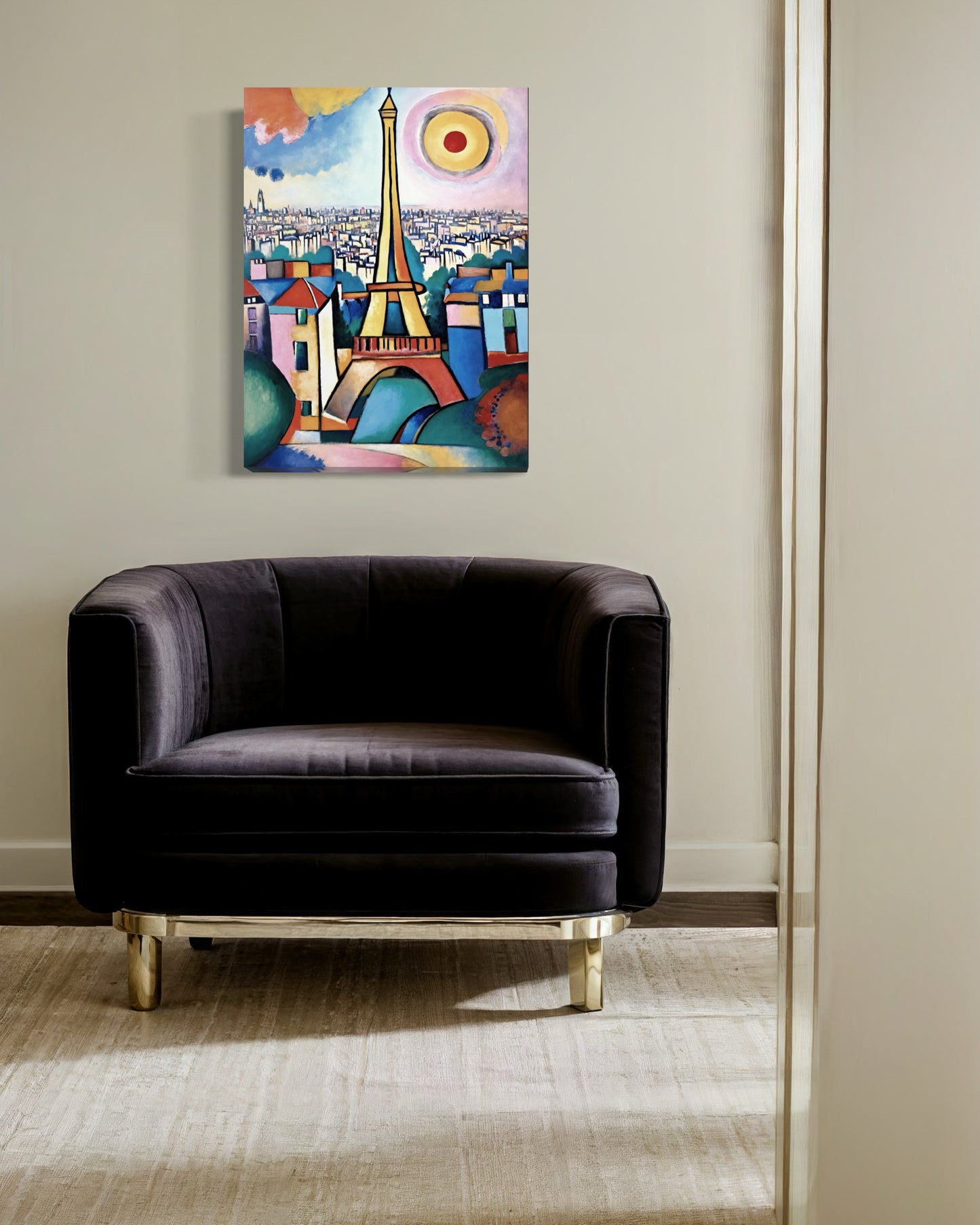 Bild auf Leinwand: "Vibrant Parisian Dreams II"