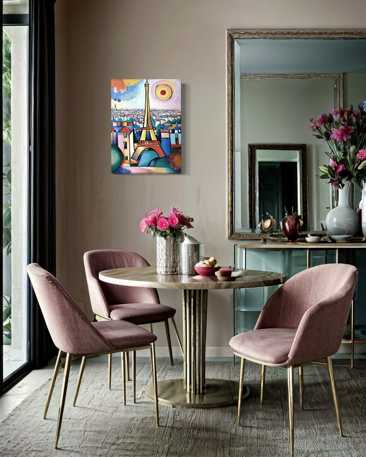 Bild auf Leinwand: "Vibrant Parisian Dreams II"
