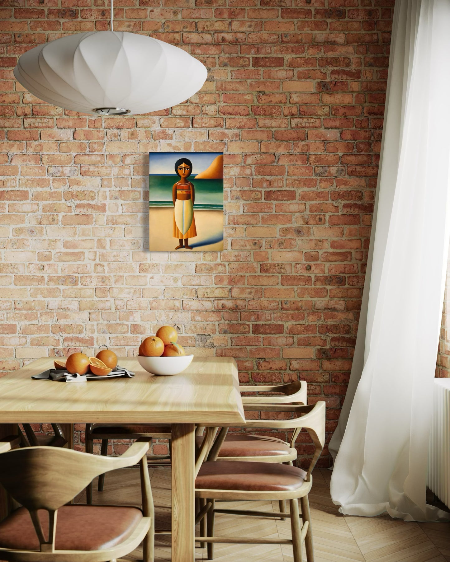 Deko Bild auf Leinwand: "Indian Potira, the Flower of the Beach."