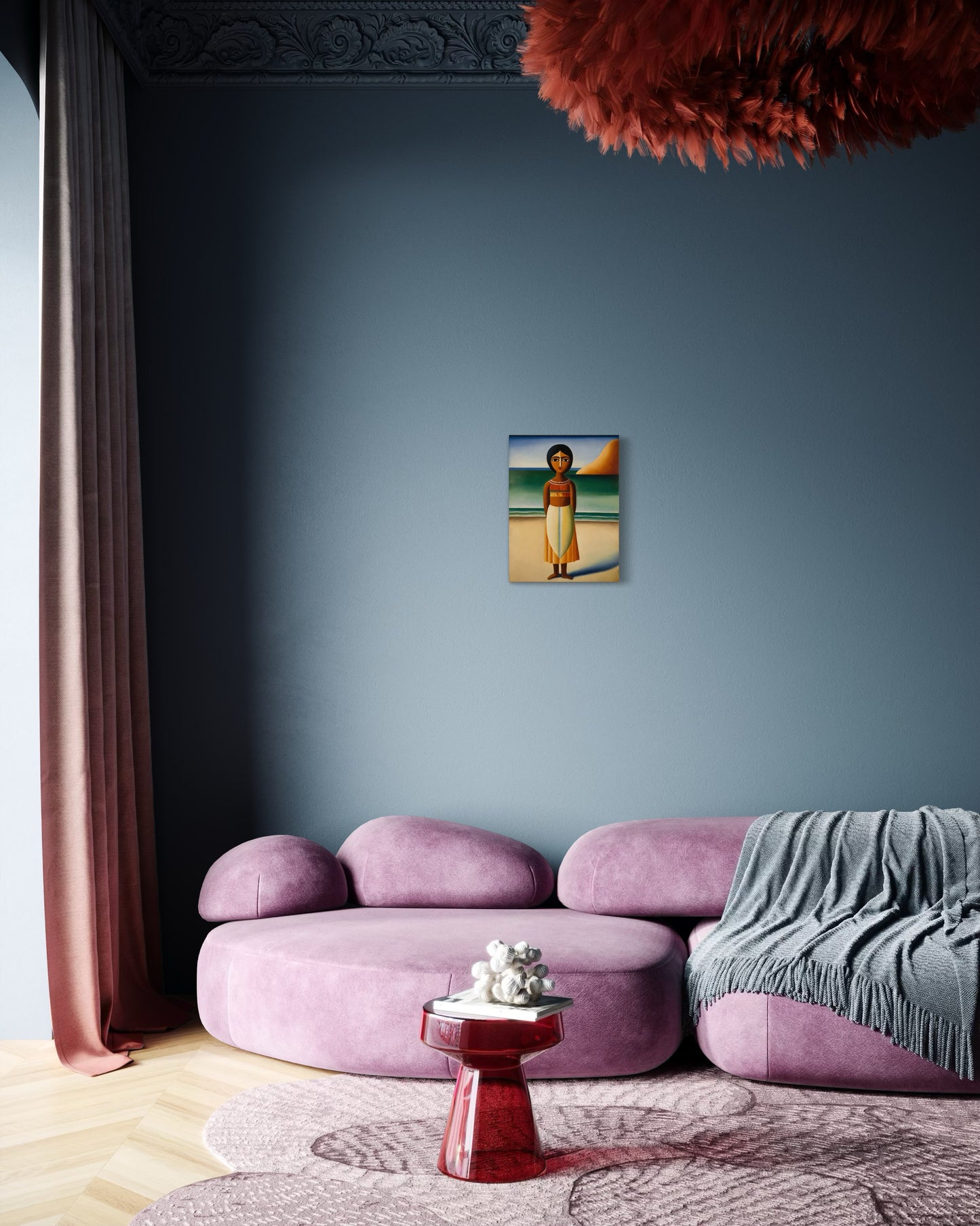 Deko Bild auf Leinwand: "Indian Potira, the Flower of the Beach."