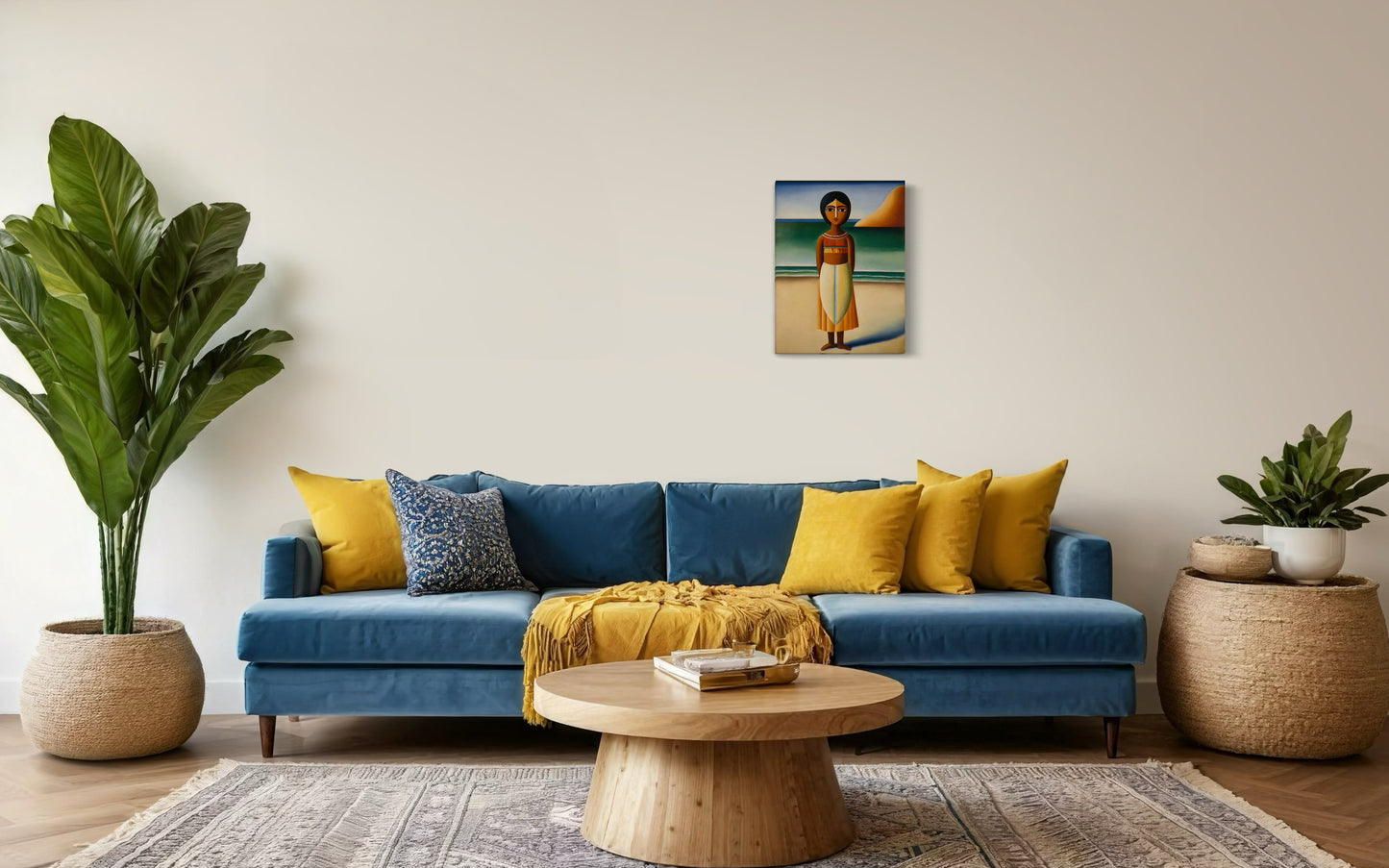 Deko Bild auf Leinwand: "Indian Potira, the Flower of the Beach."