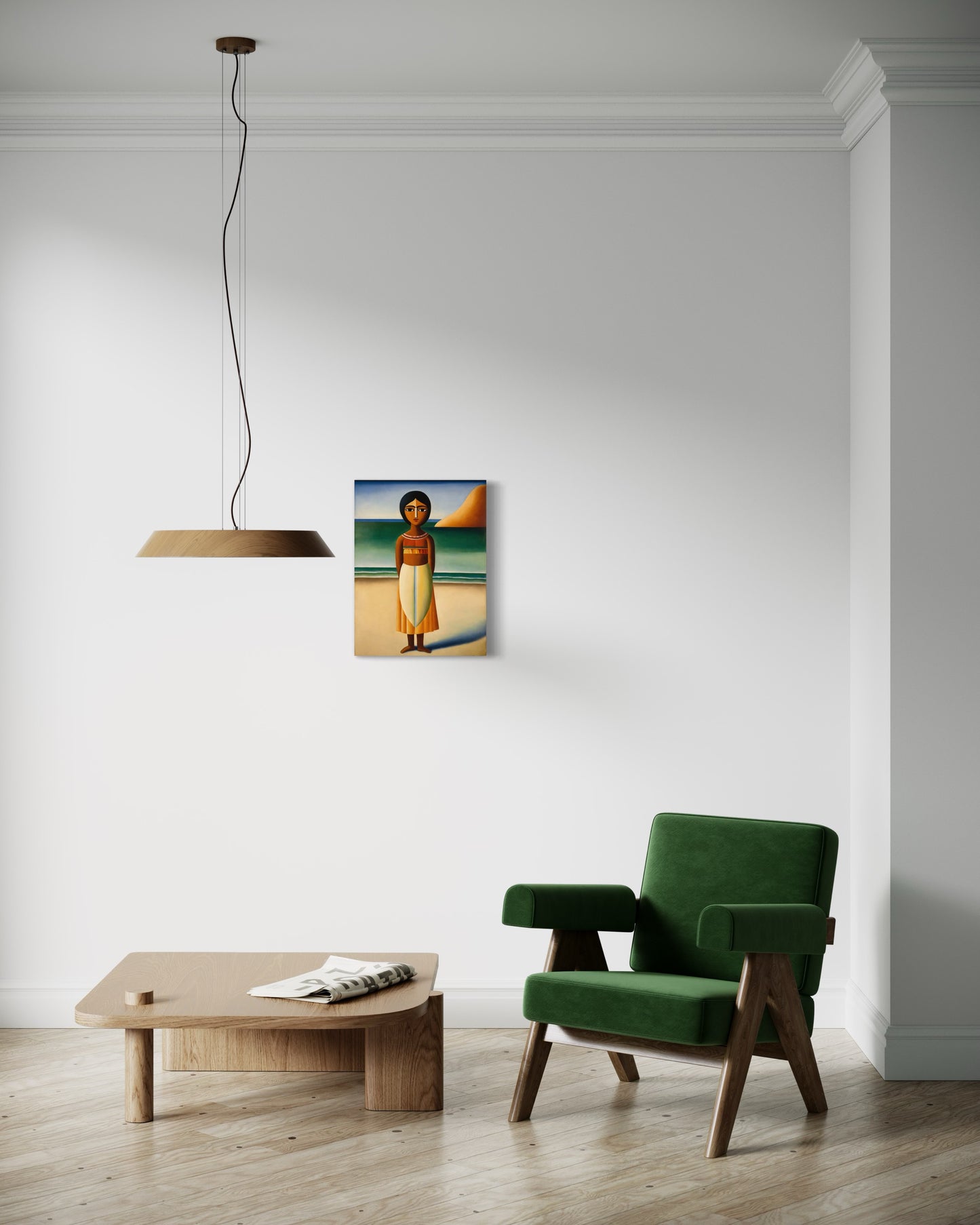 Deko Bild auf Leinwand: "Indian Potira, the Flower of the Beach."