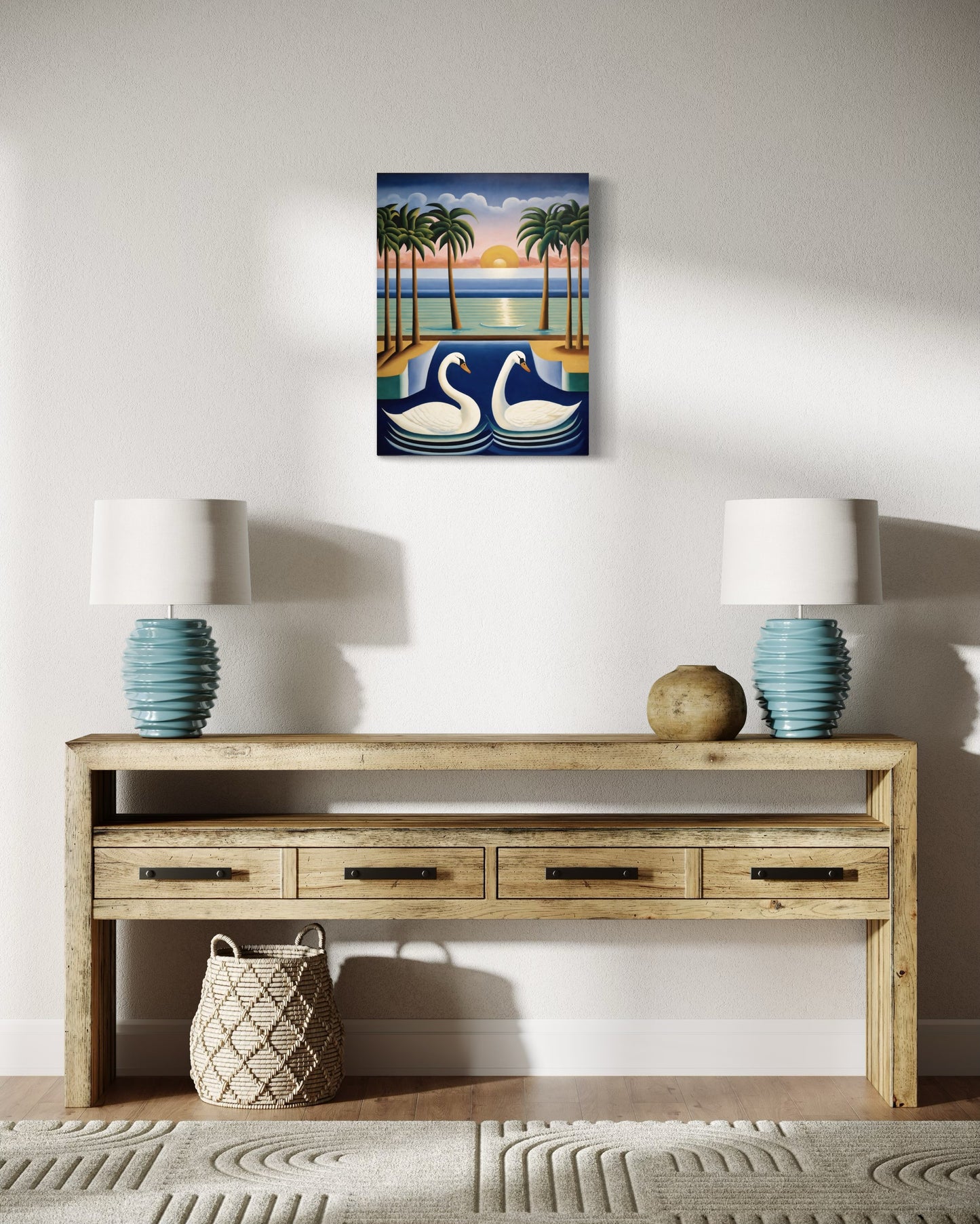 Dekorationsbild auf Leinwand: "Harmony at Sunset."