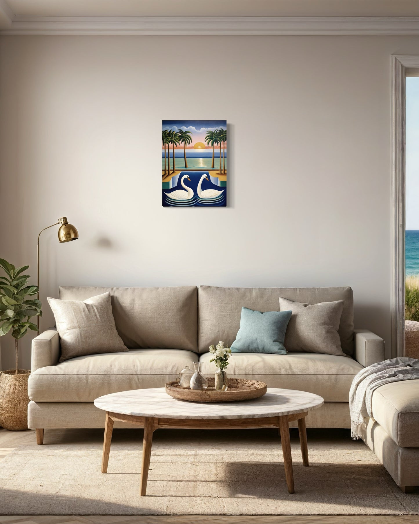 Dekorationsbild auf Leinwand: "Harmony at Sunset."