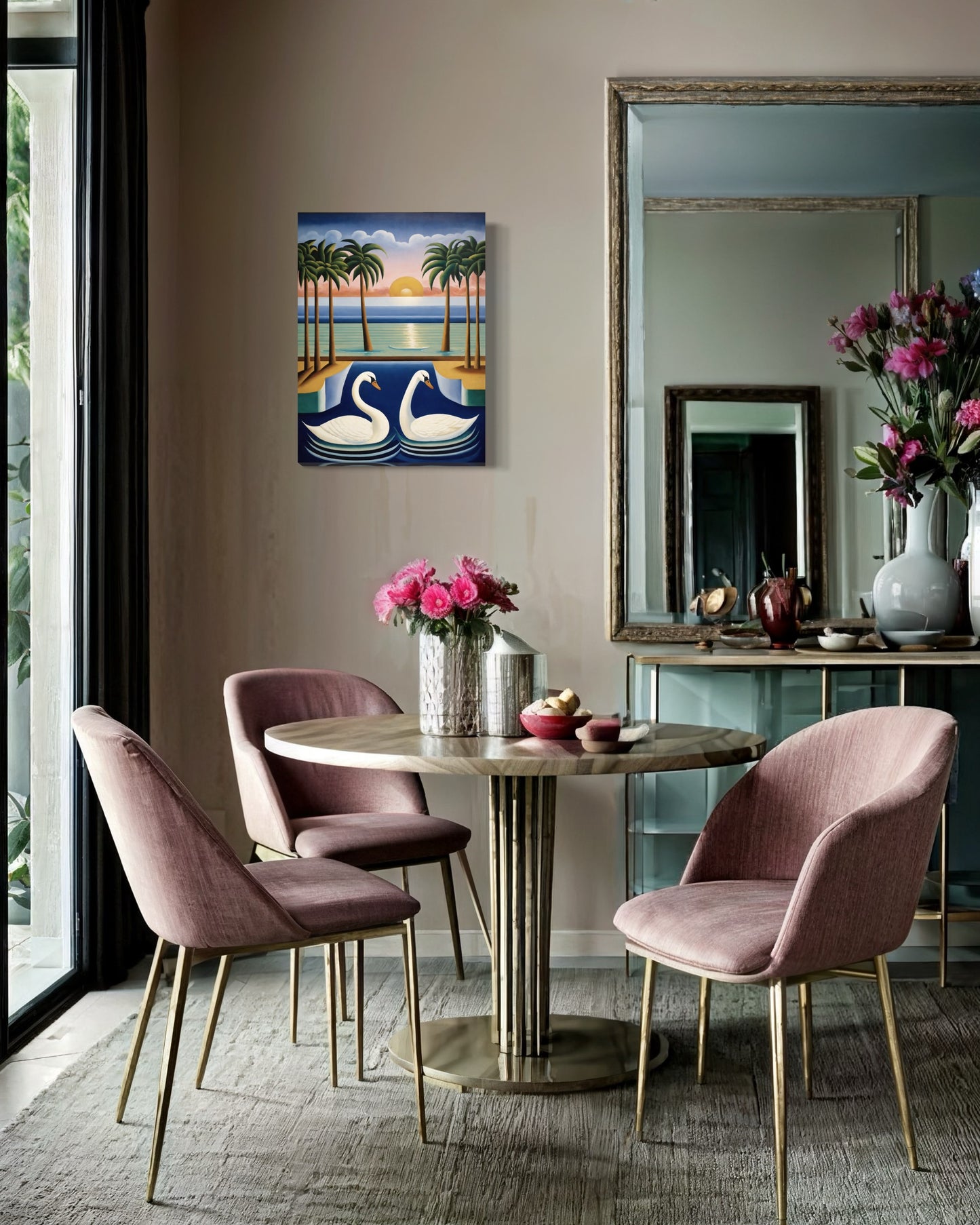 Dekorationsbild auf Leinwand: "Harmony at Sunset."