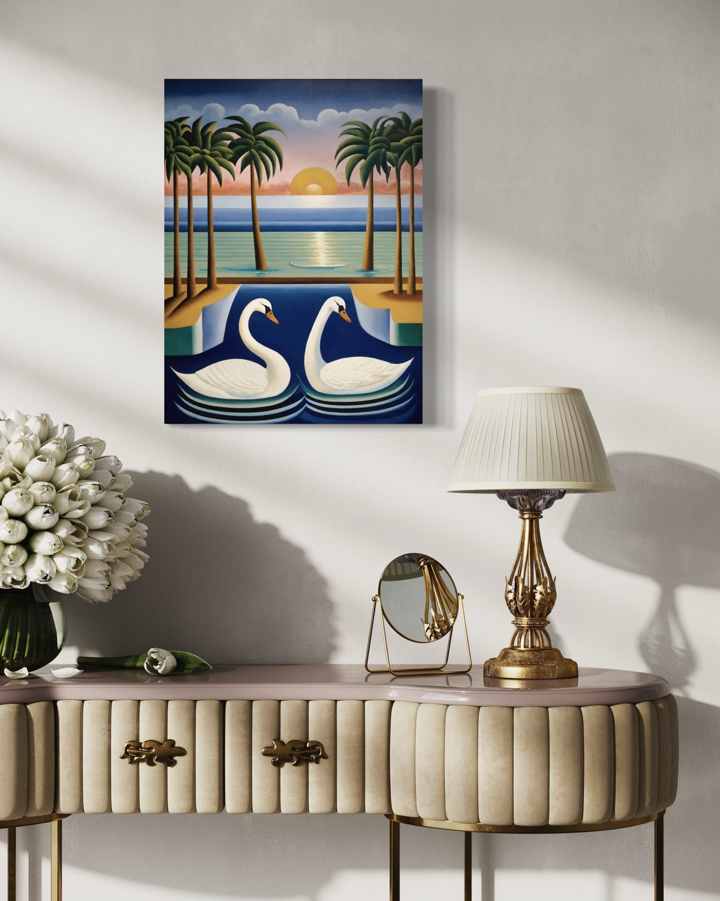 Dekorationsbild auf Leinwand: "Harmony at Sunset."