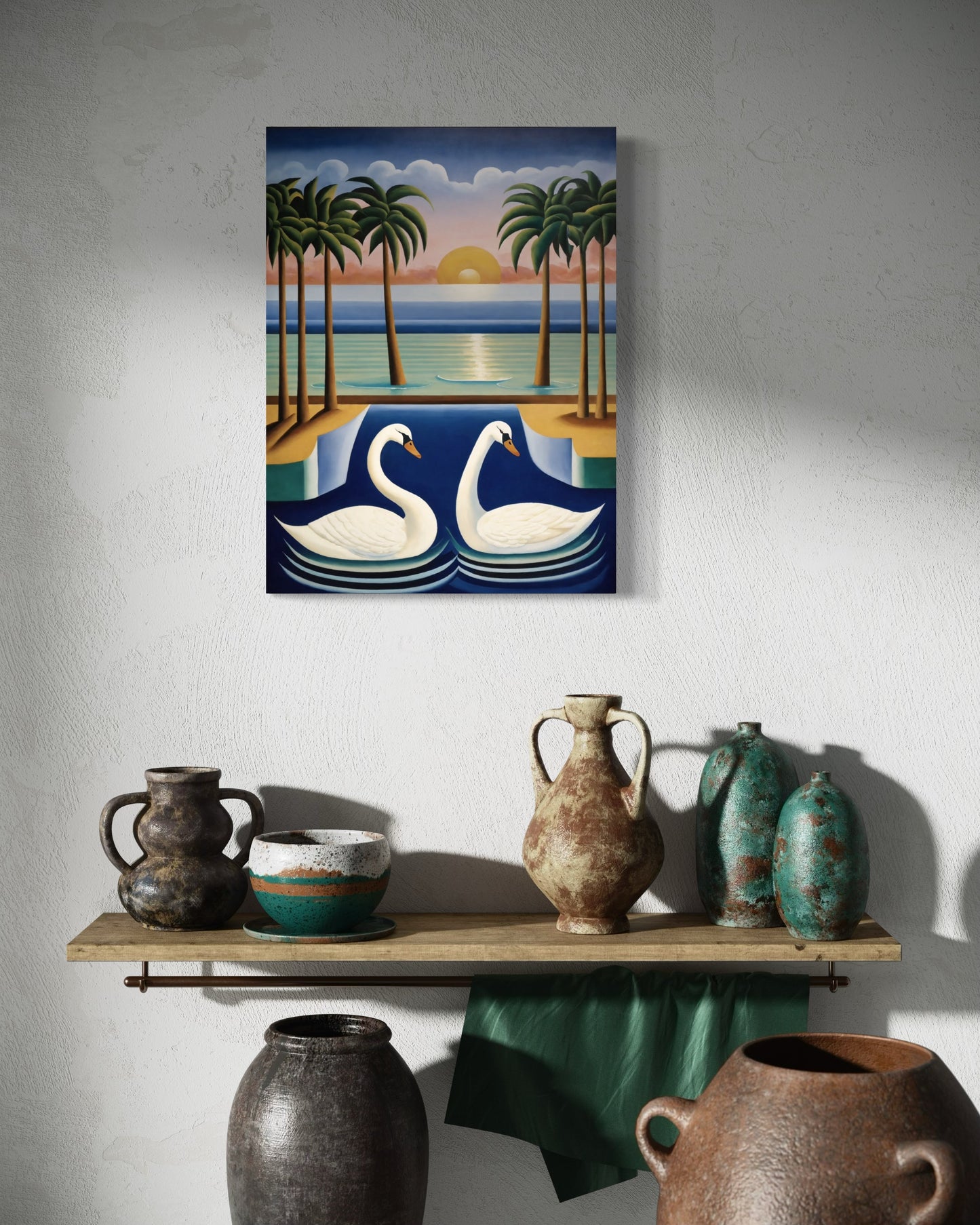 Dekorationsbild auf Leinwand: "Harmony at Sunset."