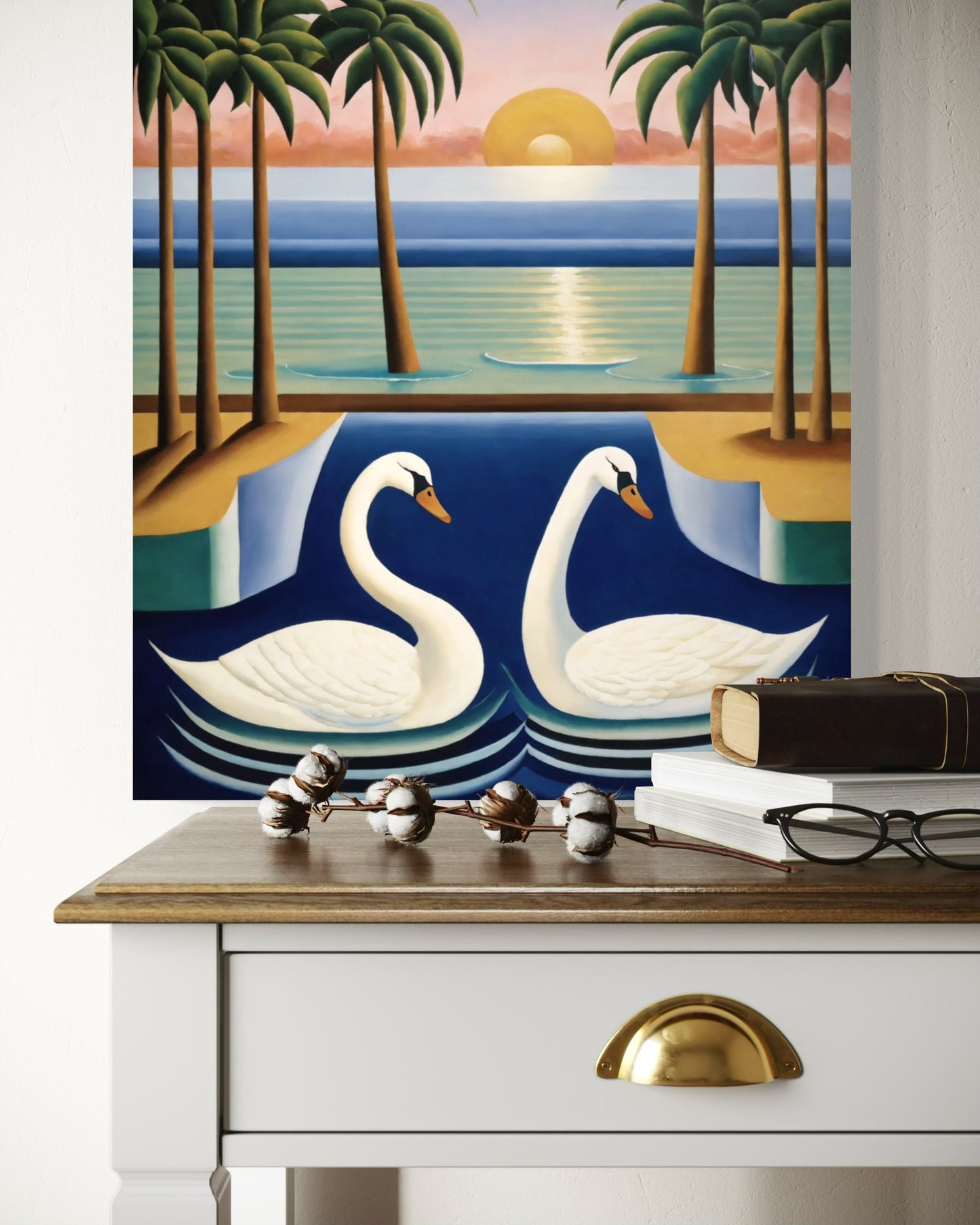 Dekorationsbild auf Leinwand: "Harmony at Sunset."