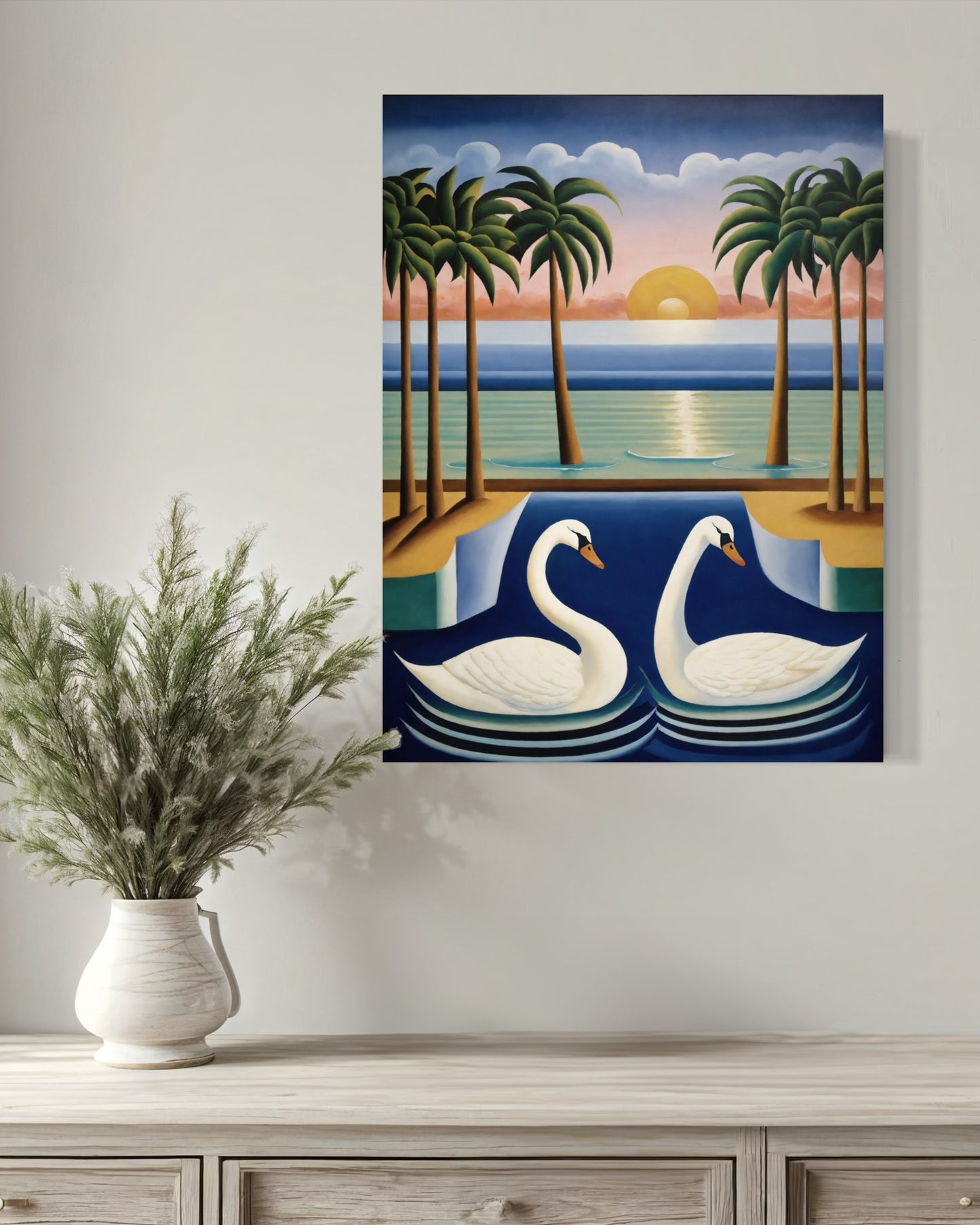 Dekorationsbild auf Leinwand: "Harmony at Sunset."