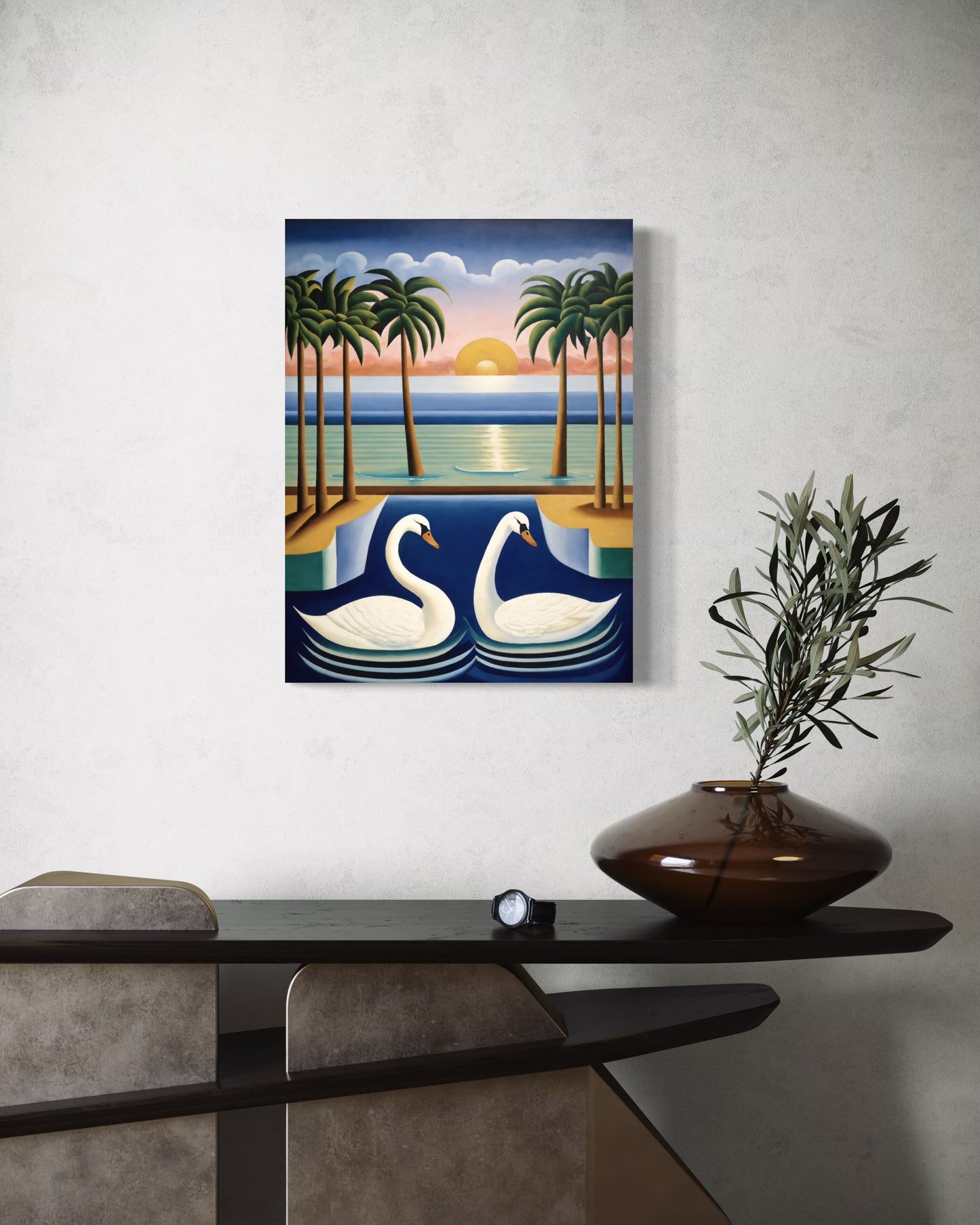 Dekorationsbild auf Leinwand: "Harmony at Sunset."