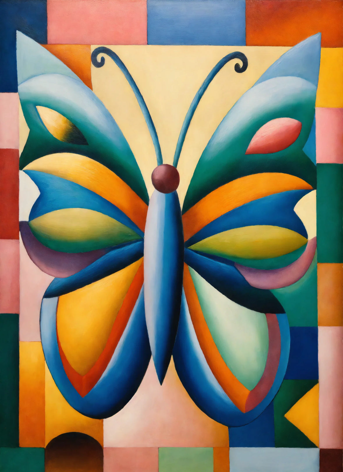 Dekoratives Bild auf Leinwand: "Winds of Color"