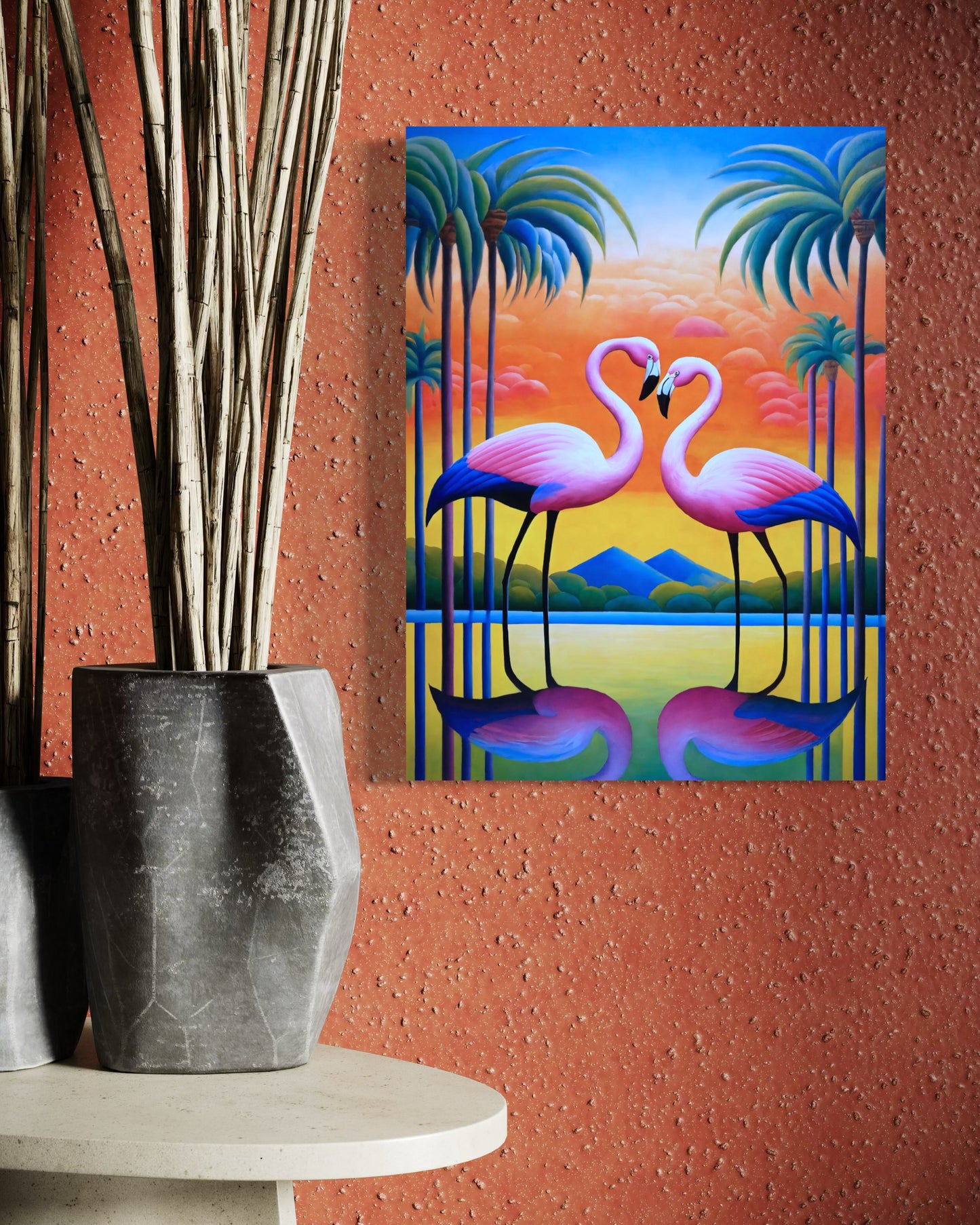 Dekoratives Bild auf Leinwand: "Heart of the Sunset"