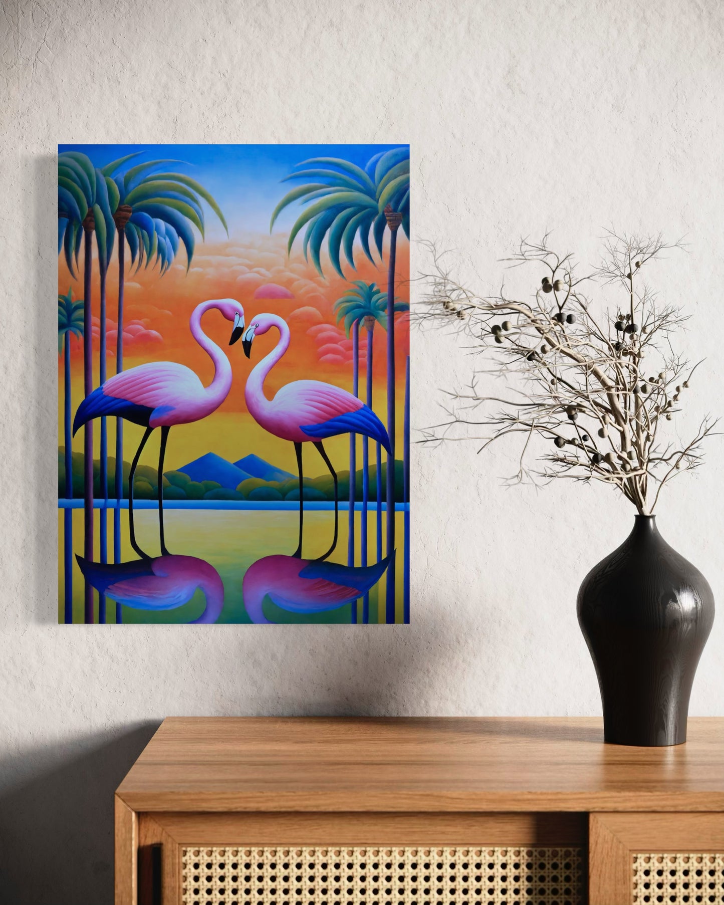 Dekoratives Bild auf Leinwand: "Heart of the Sunset"