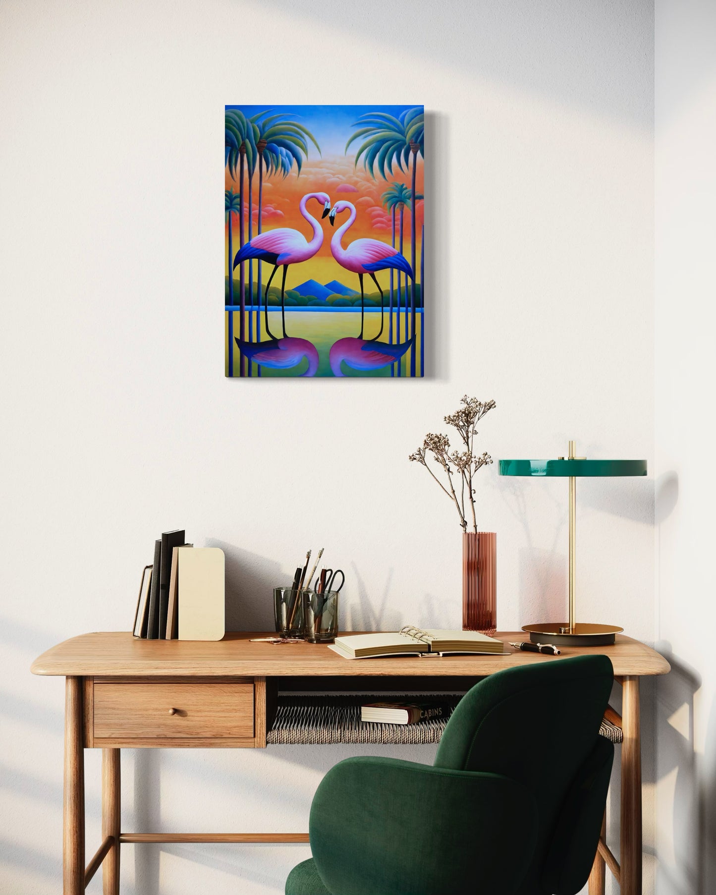 Dekoratives Bild auf Leinwand: "Heart of the Sunset"