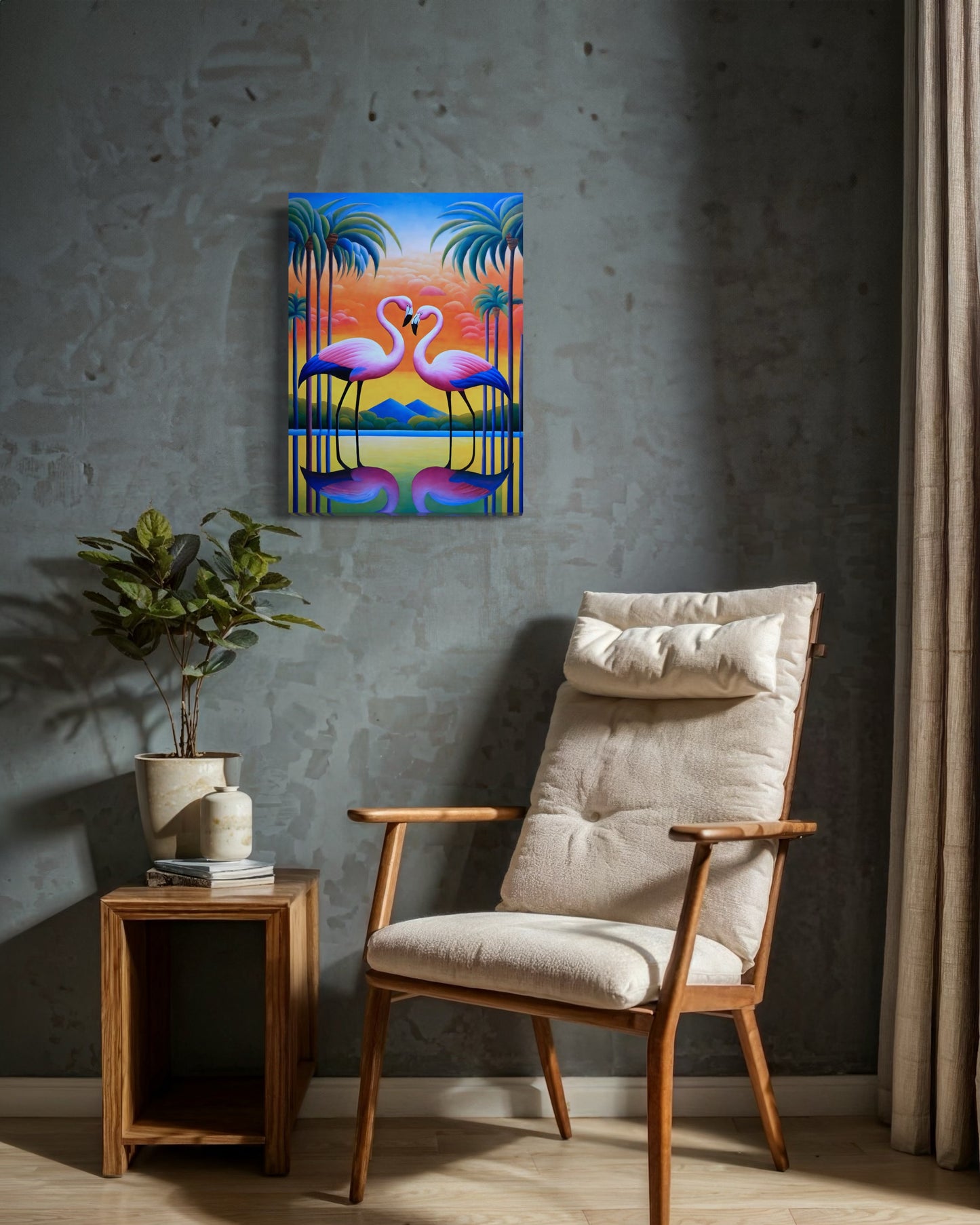 Dekoratives Bild auf Leinwand: "Heart of the Sunset"