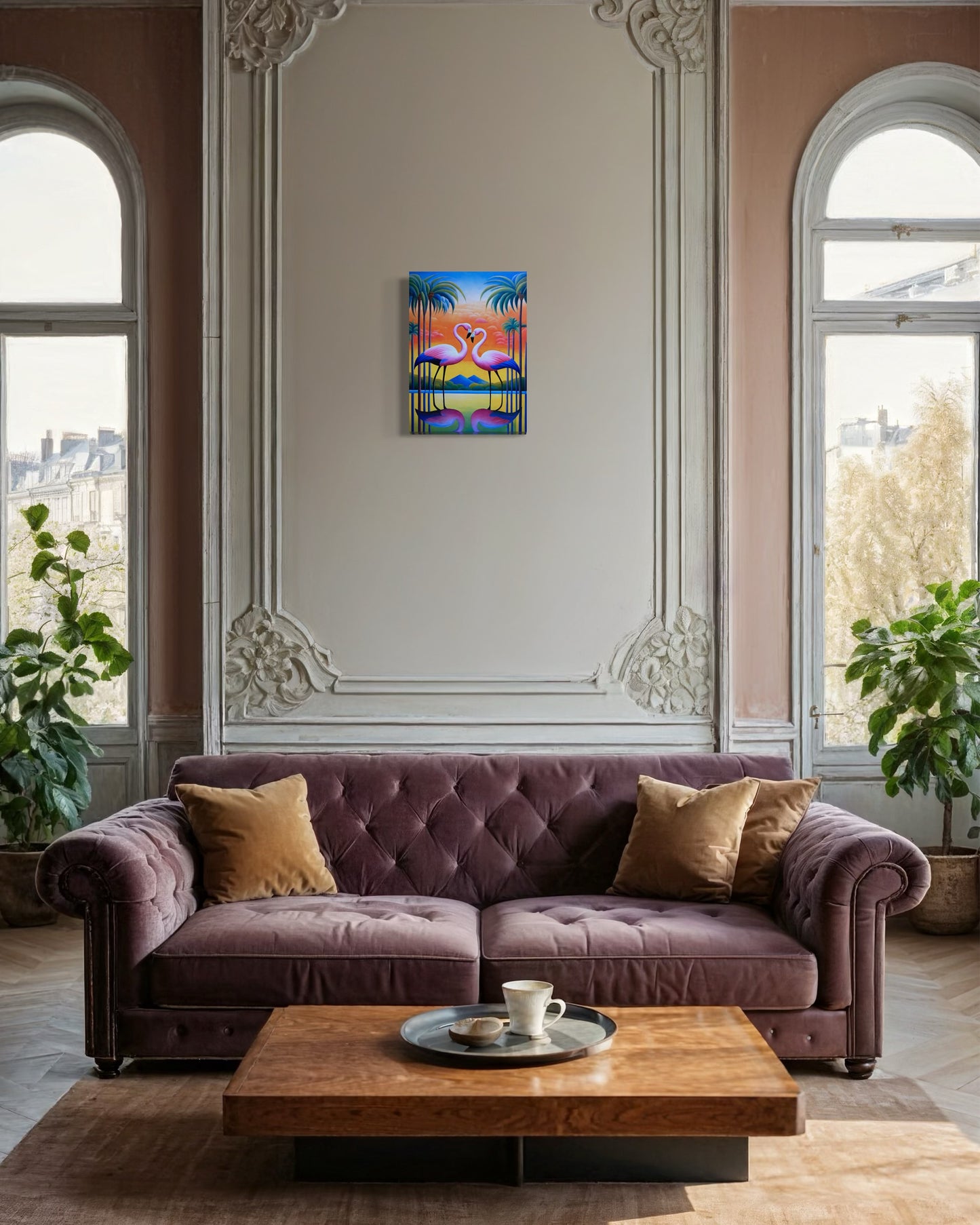 Dekoratives Bild auf Leinwand: "Heart of the Sunset"