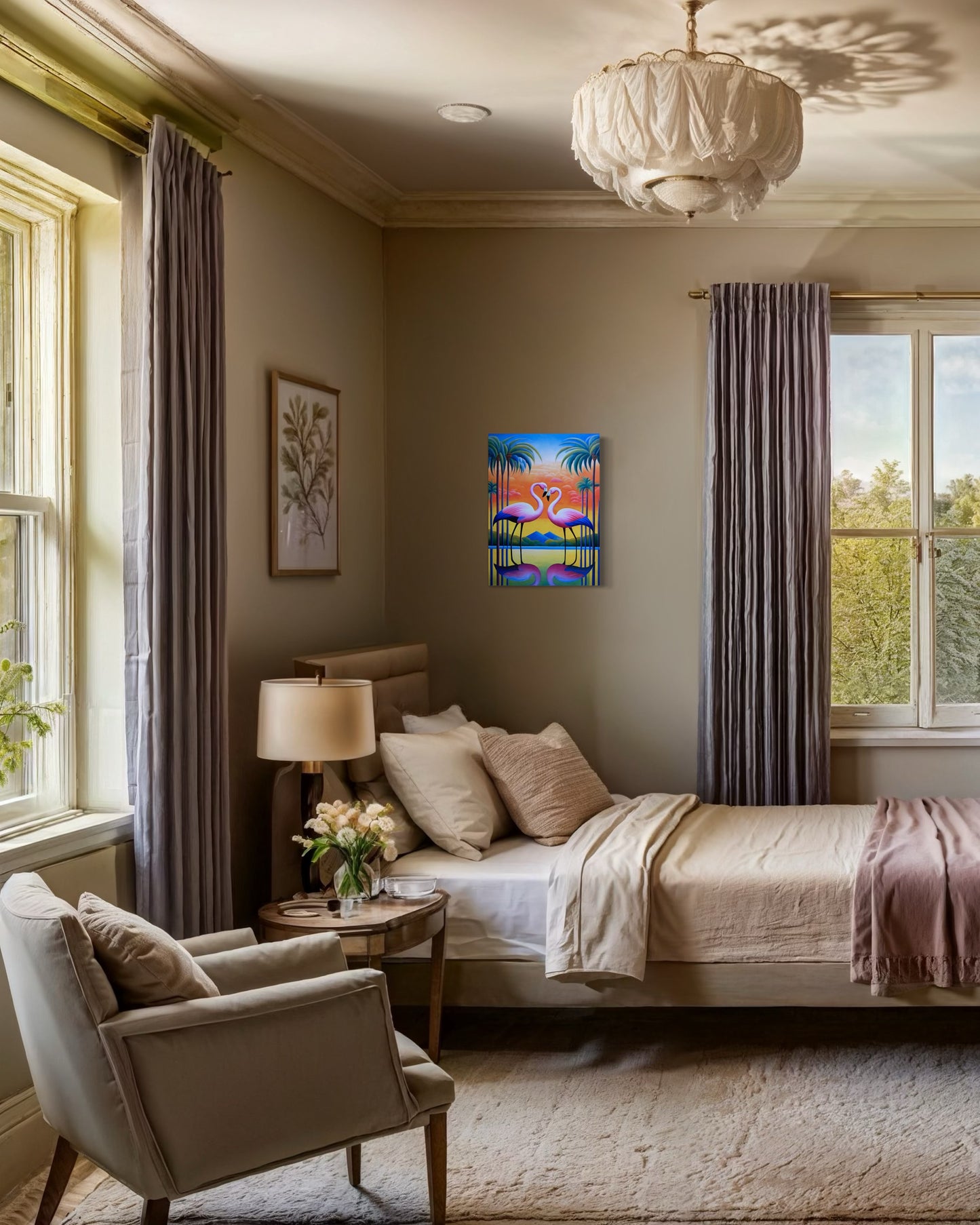 Dekoratives Bild auf Leinwand: "Heart of the Sunset"