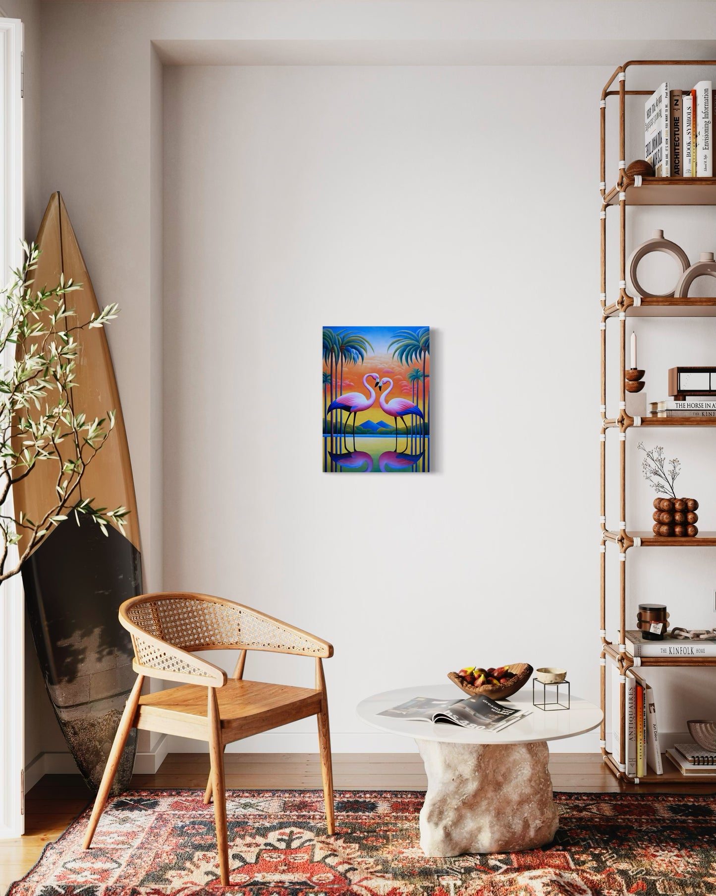 Dekoratives Bild auf Leinwand: "Heart of the Sunset"