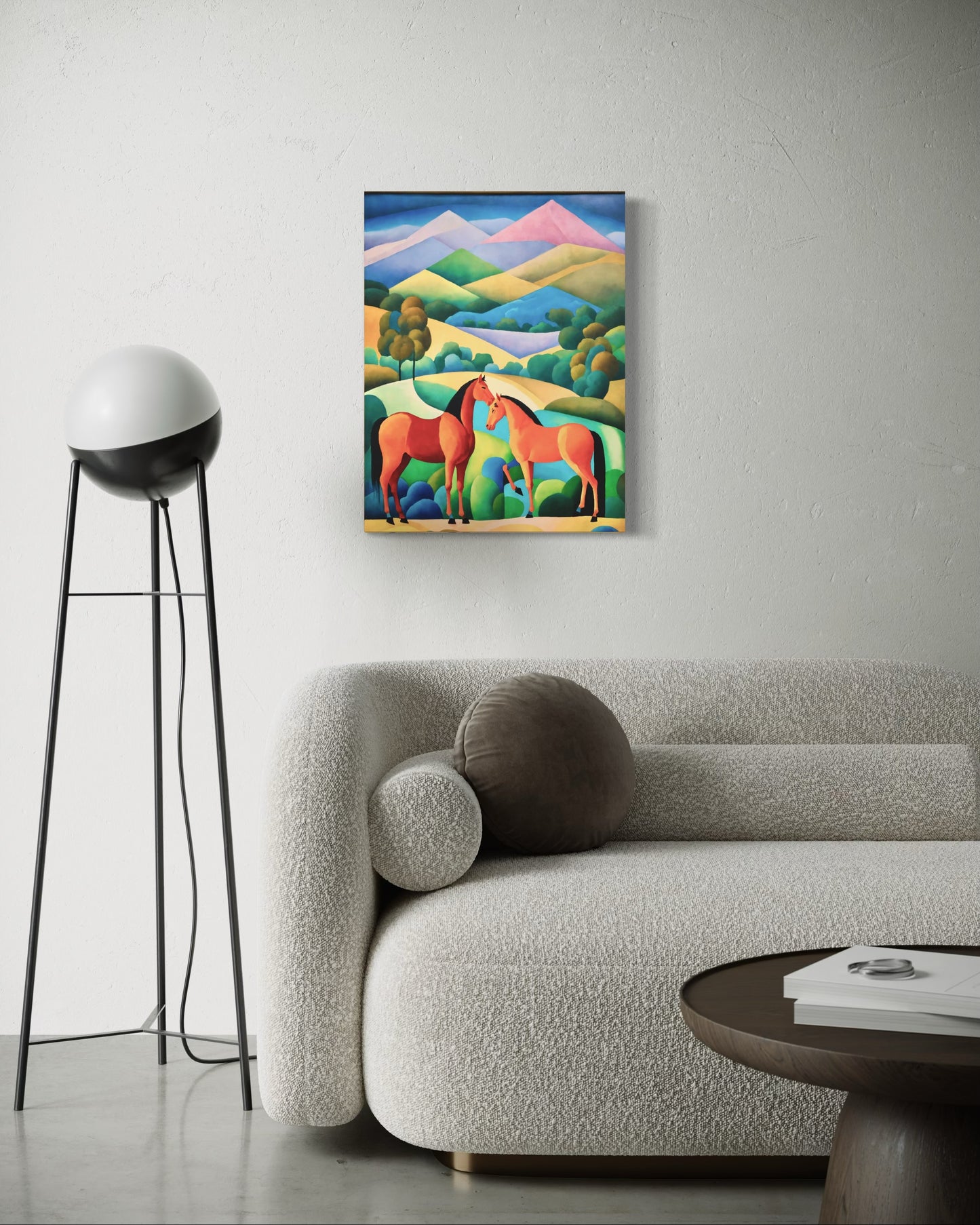Bild auf Leinwand: "Equestrian Serenade"