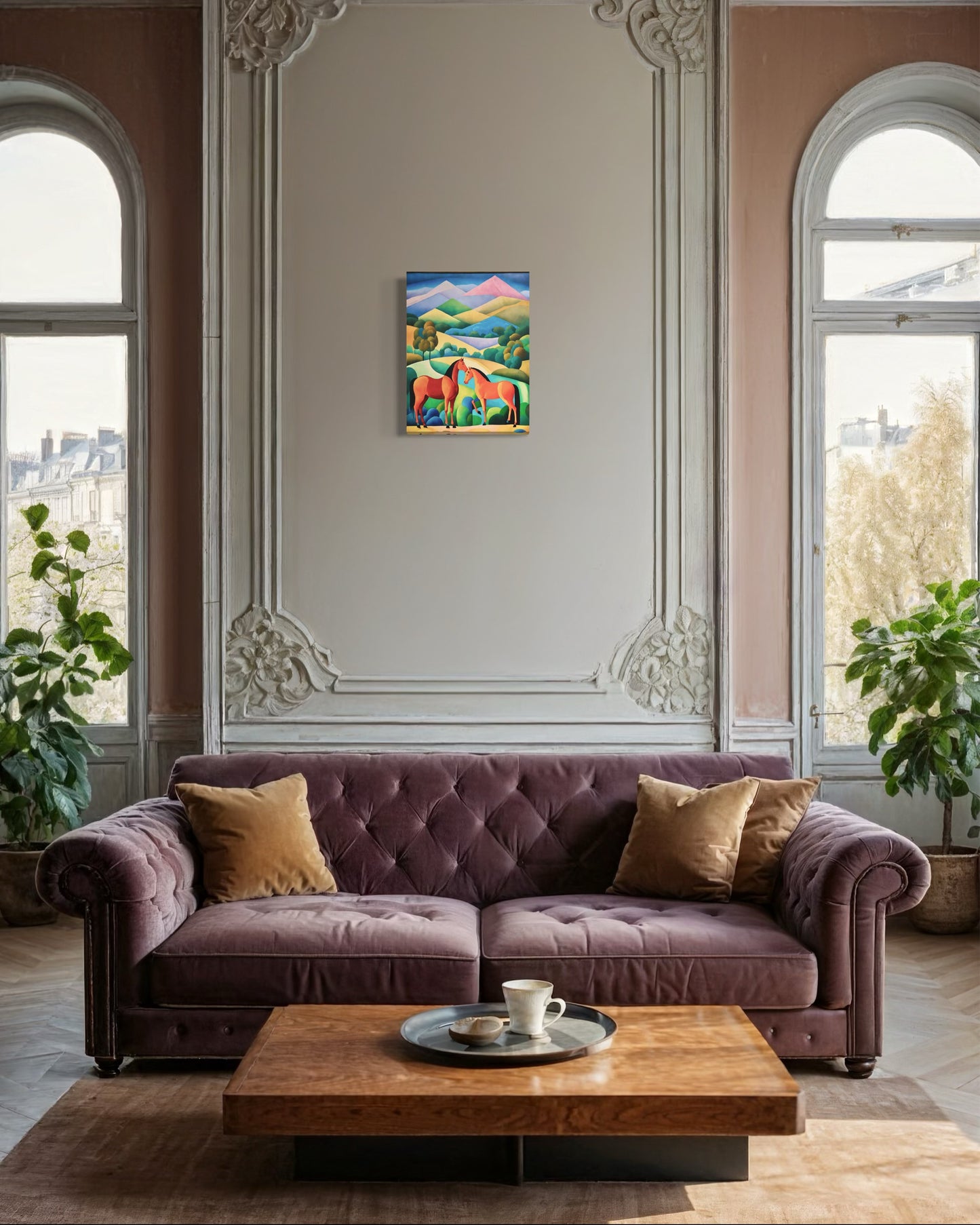 Bild auf Leinwand: "Equestrian Serenade"