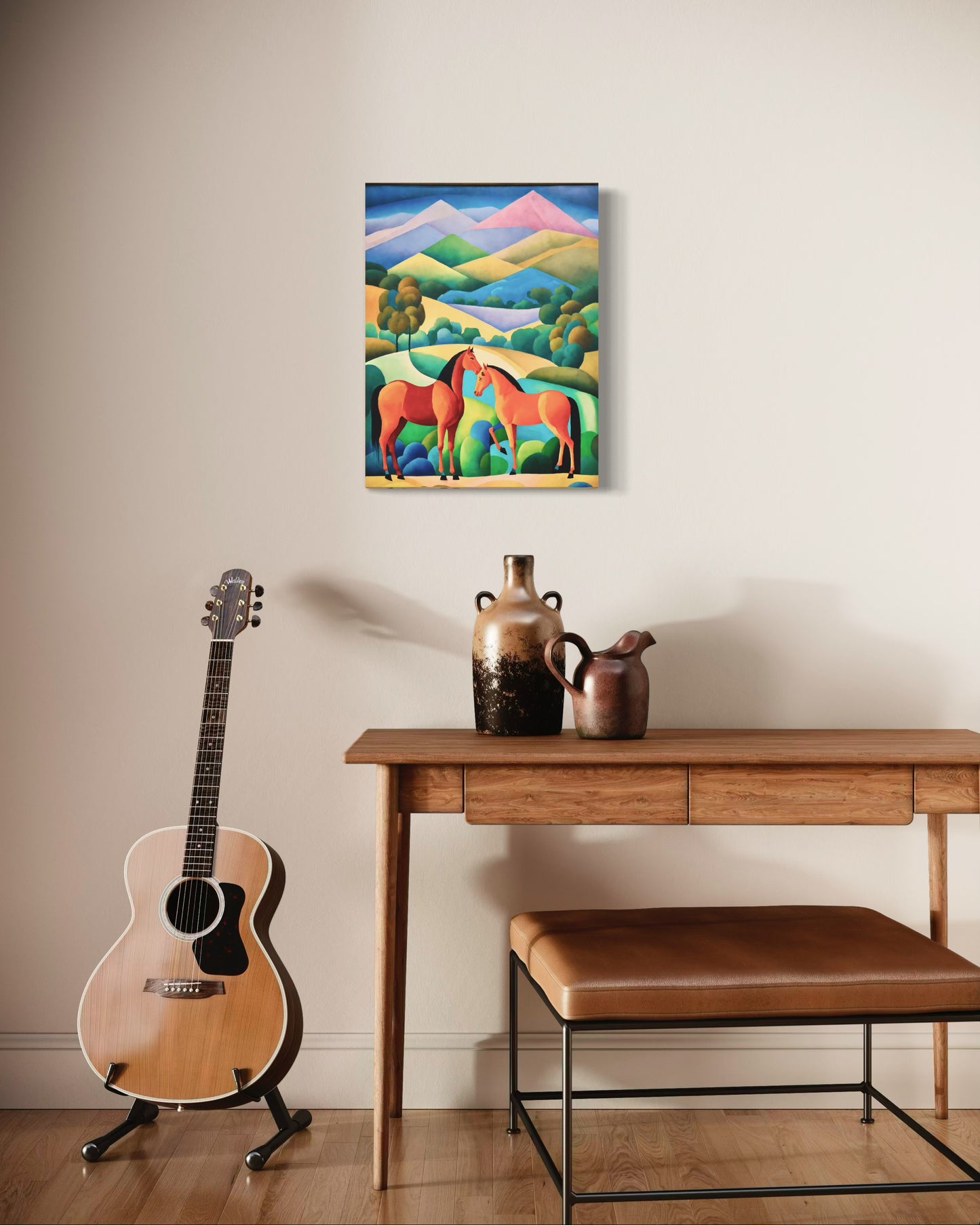 Bild auf Leinwand: "Equestrian Serenade"