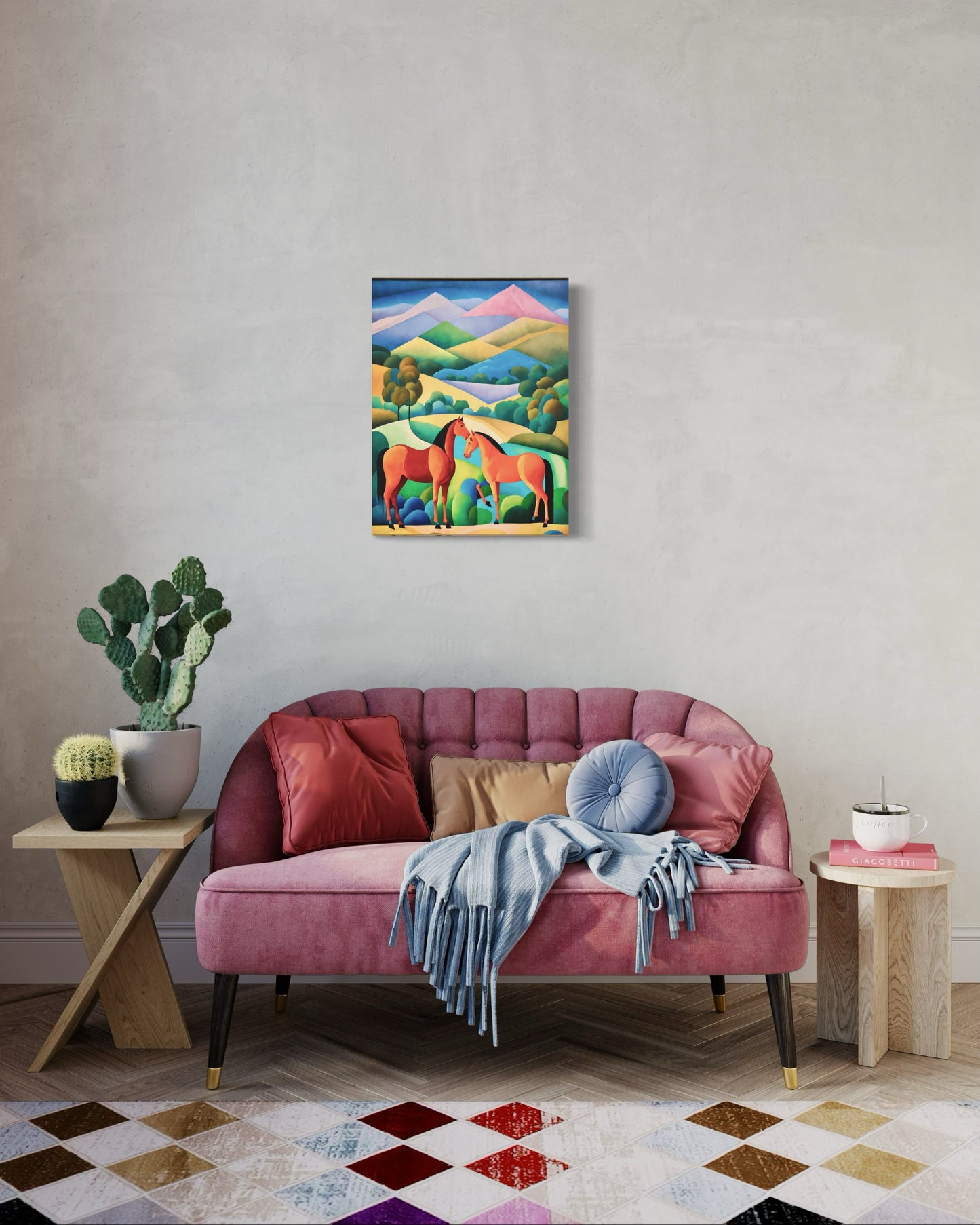 Bild auf Leinwand: "Equestrian Serenade"