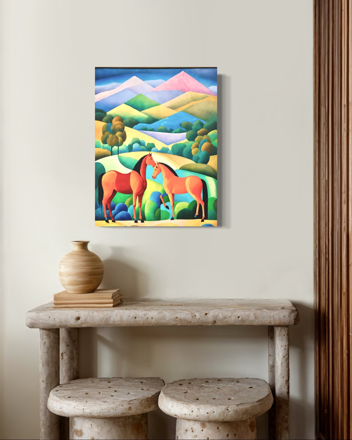 Bild auf Leinwand: "Equestrian Serenade"