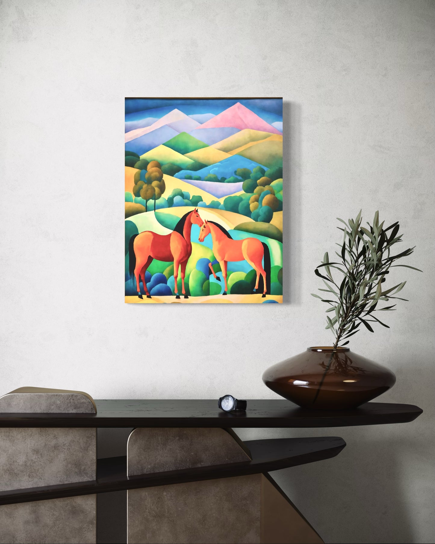Bild auf Leinwand: "Equestrian Serenade"