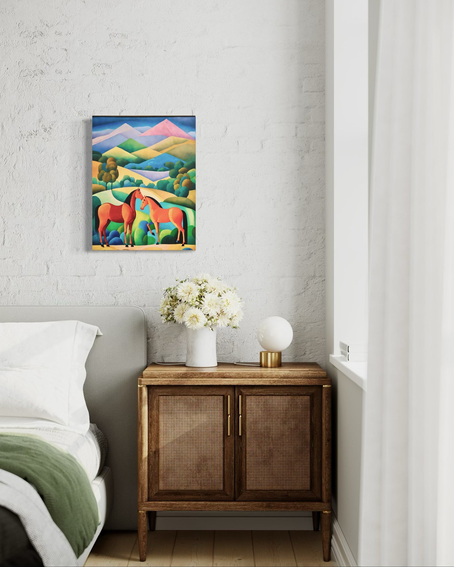Bild auf Leinwand: "Equestrian Serenade"