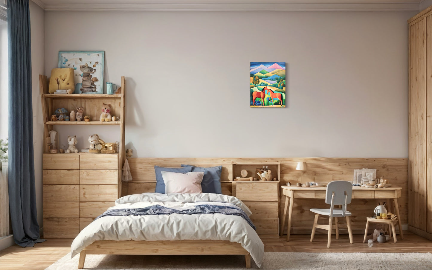 Bild auf Leinwand: "Equestrian Serenade"
