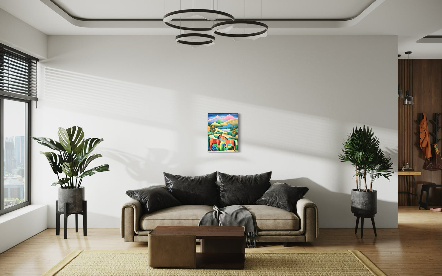Bild auf Leinwand: "Equestrian Serenade"