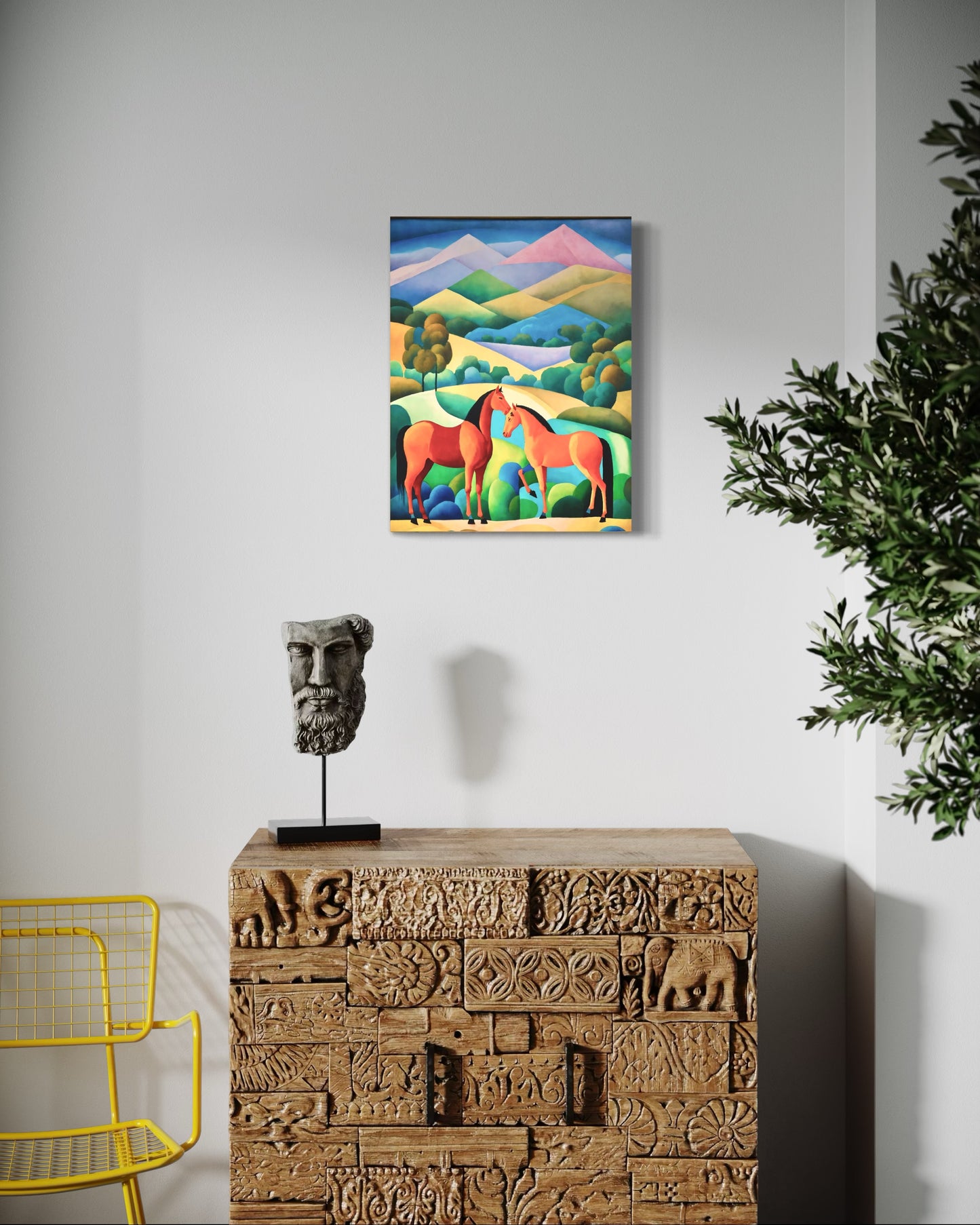 Bild auf Leinwand: "Equestrian Serenade"
