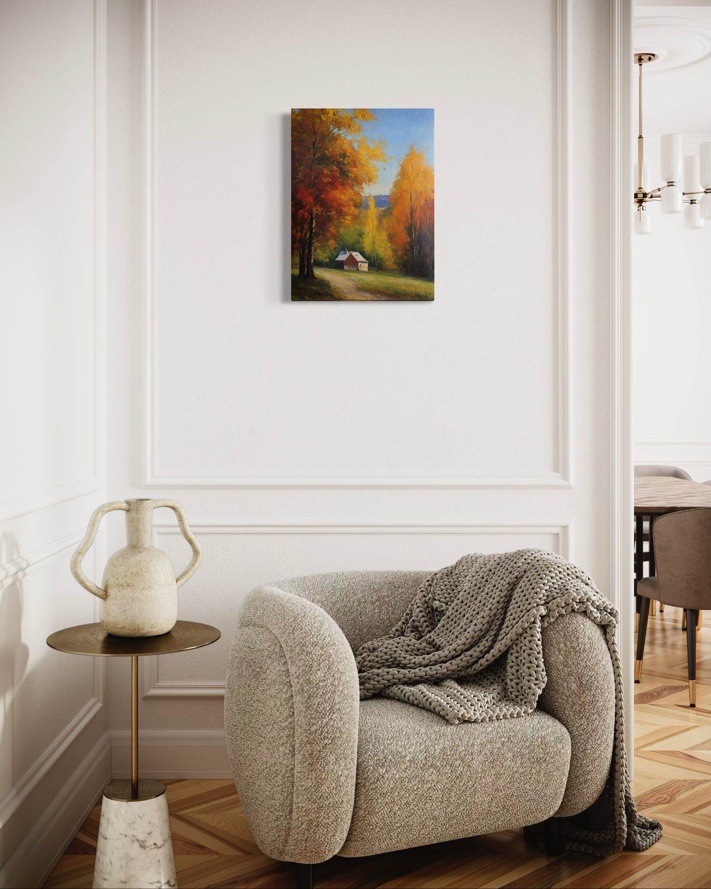 Bild auf Leinwand: "Fall Embrace"