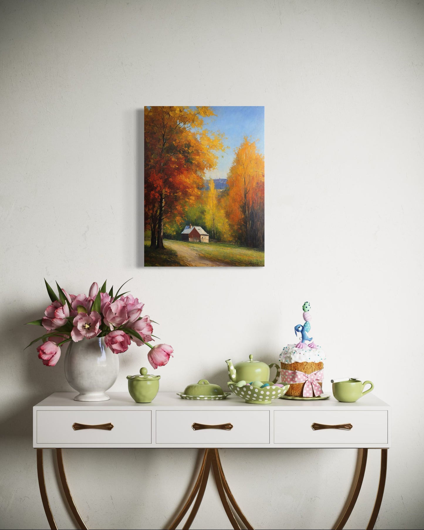 Bild auf Leinwand: "Fall Embrace"