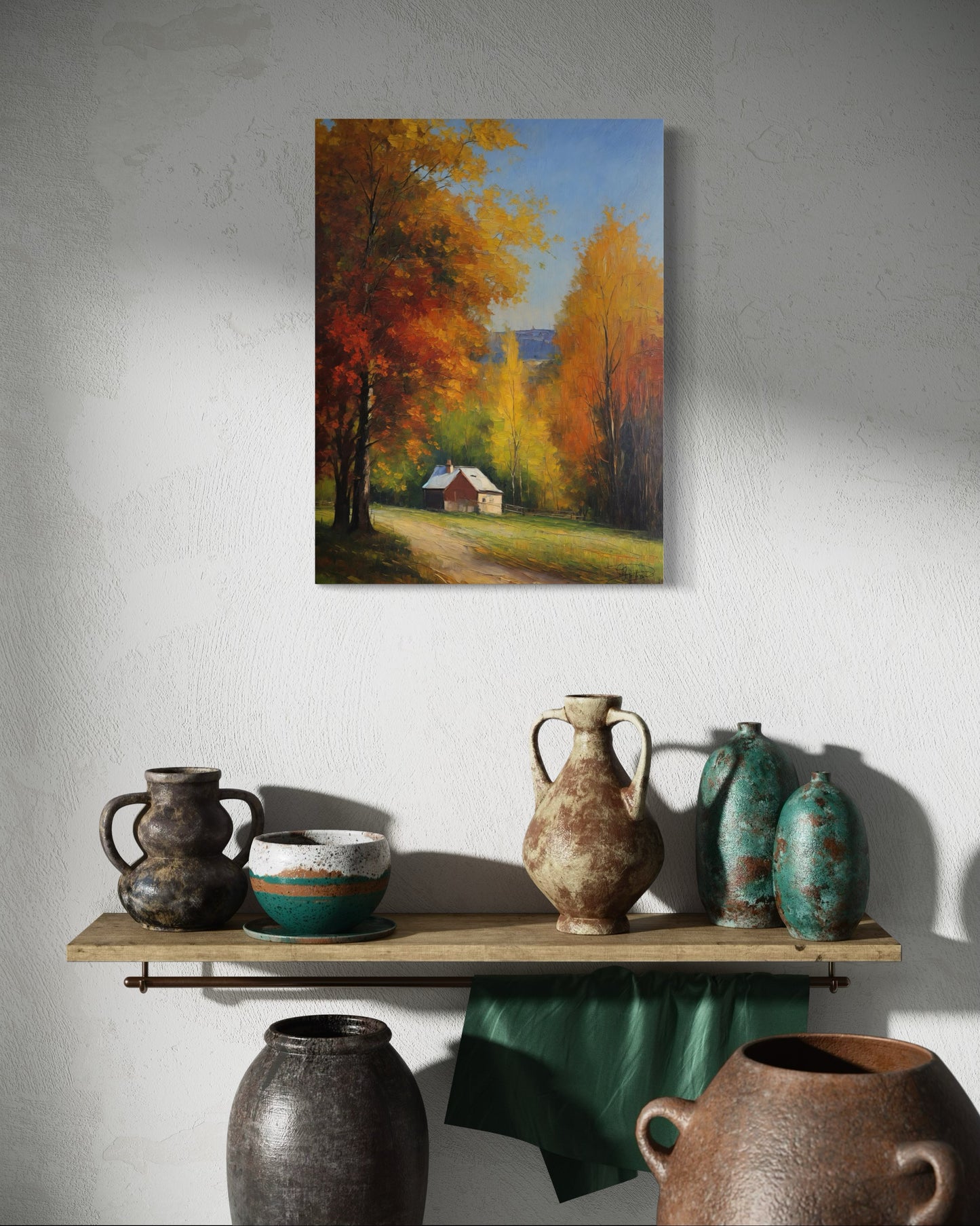Bild auf Leinwand: "Fall Embrace"