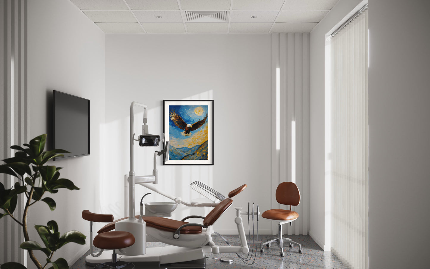 Bild auf Leinwand: „ Flying Eagle.“