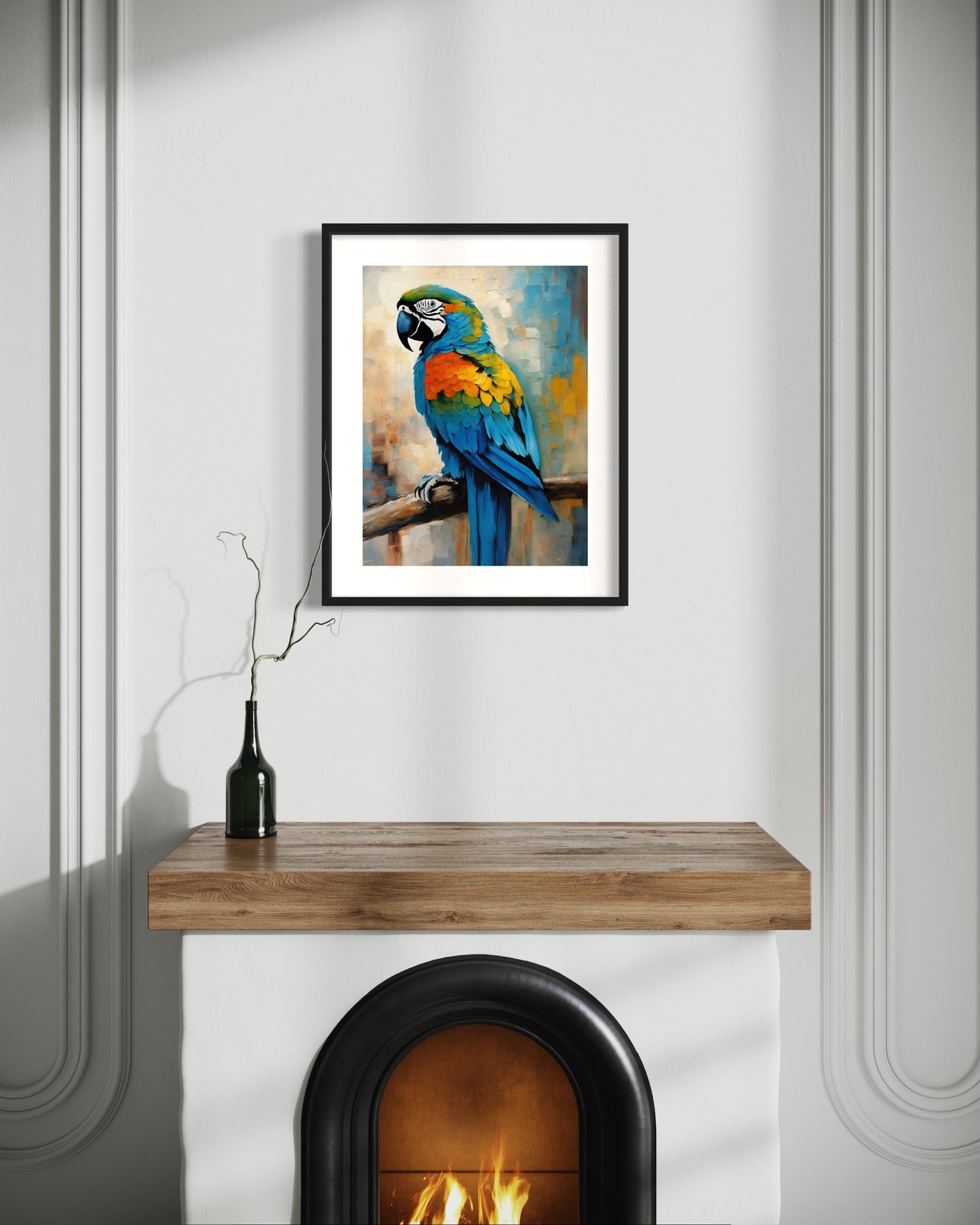 Bild im Rahmen: „Zé Manauara, The Parrot from Amazon.”