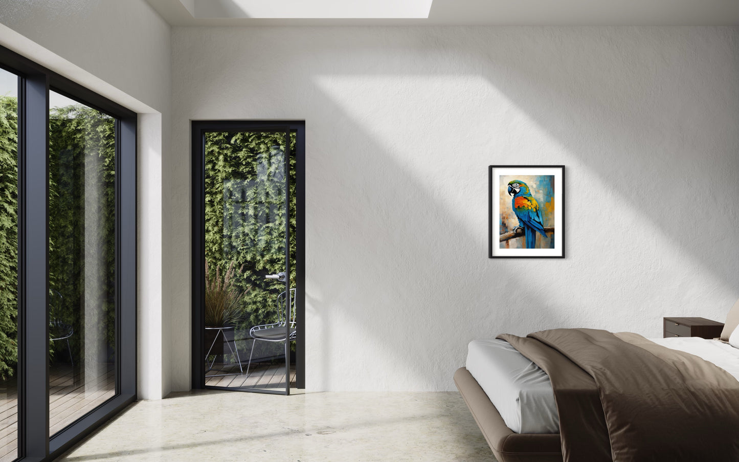Bild im Rahmen: „Zé Manauara, The Parrot from Amazon.”