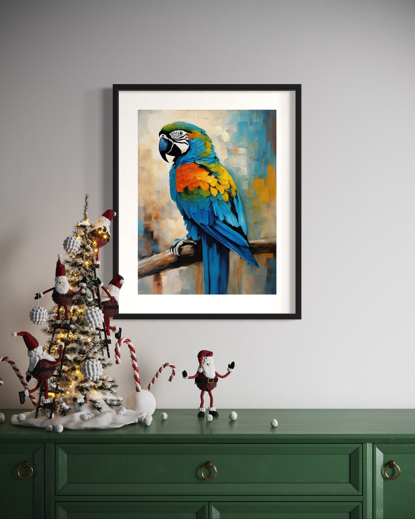 Bild im Rahmen: „Zé Manauara, The Parrot from Amazon.”