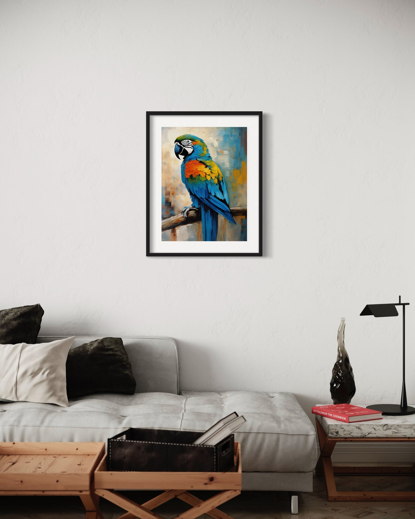 Bild im Rahmen: „Zé Manauara, The Parrot from Amazon.”