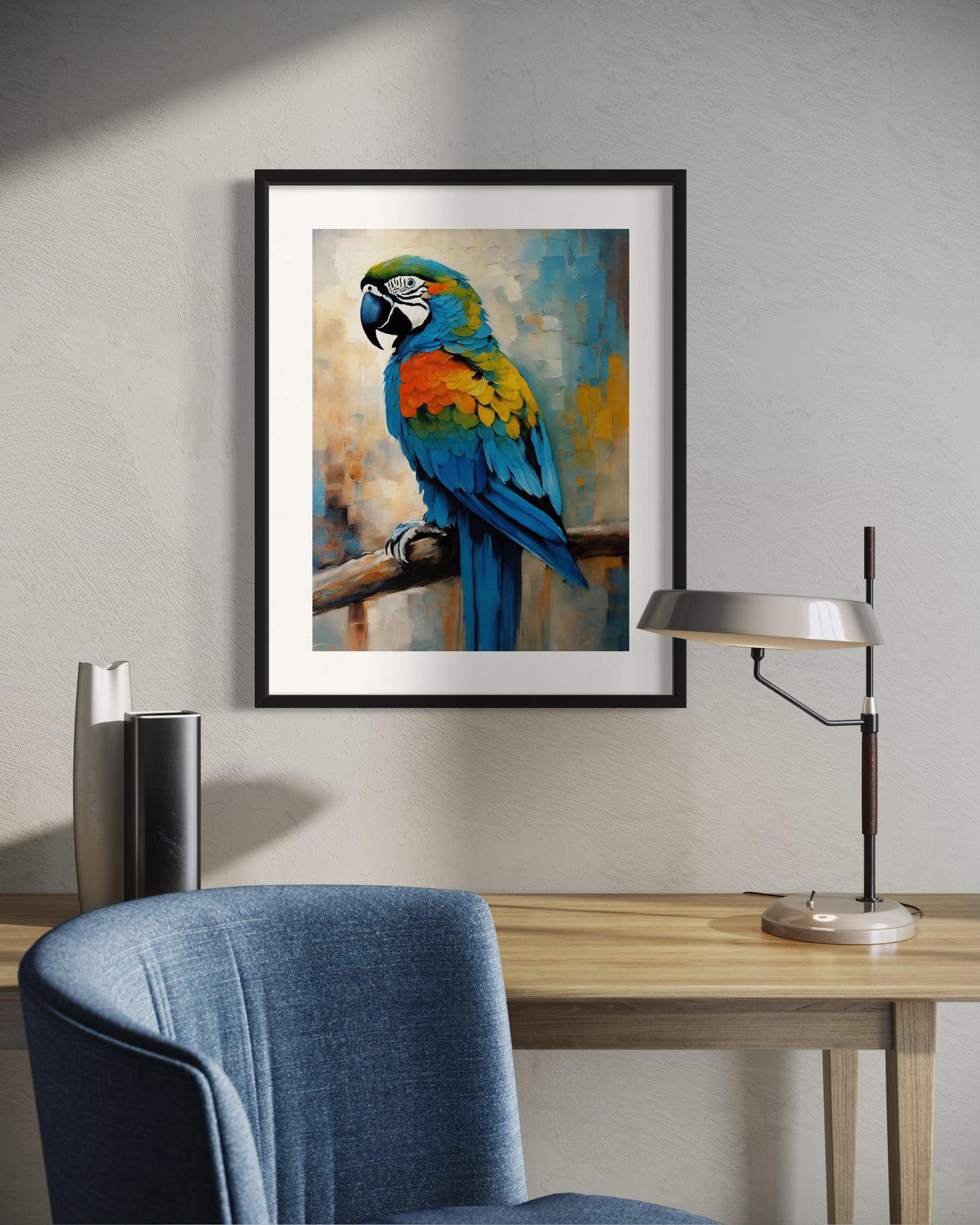 Bild im Rahmen: „Zé Manauara, The Parrot from Amazon.”