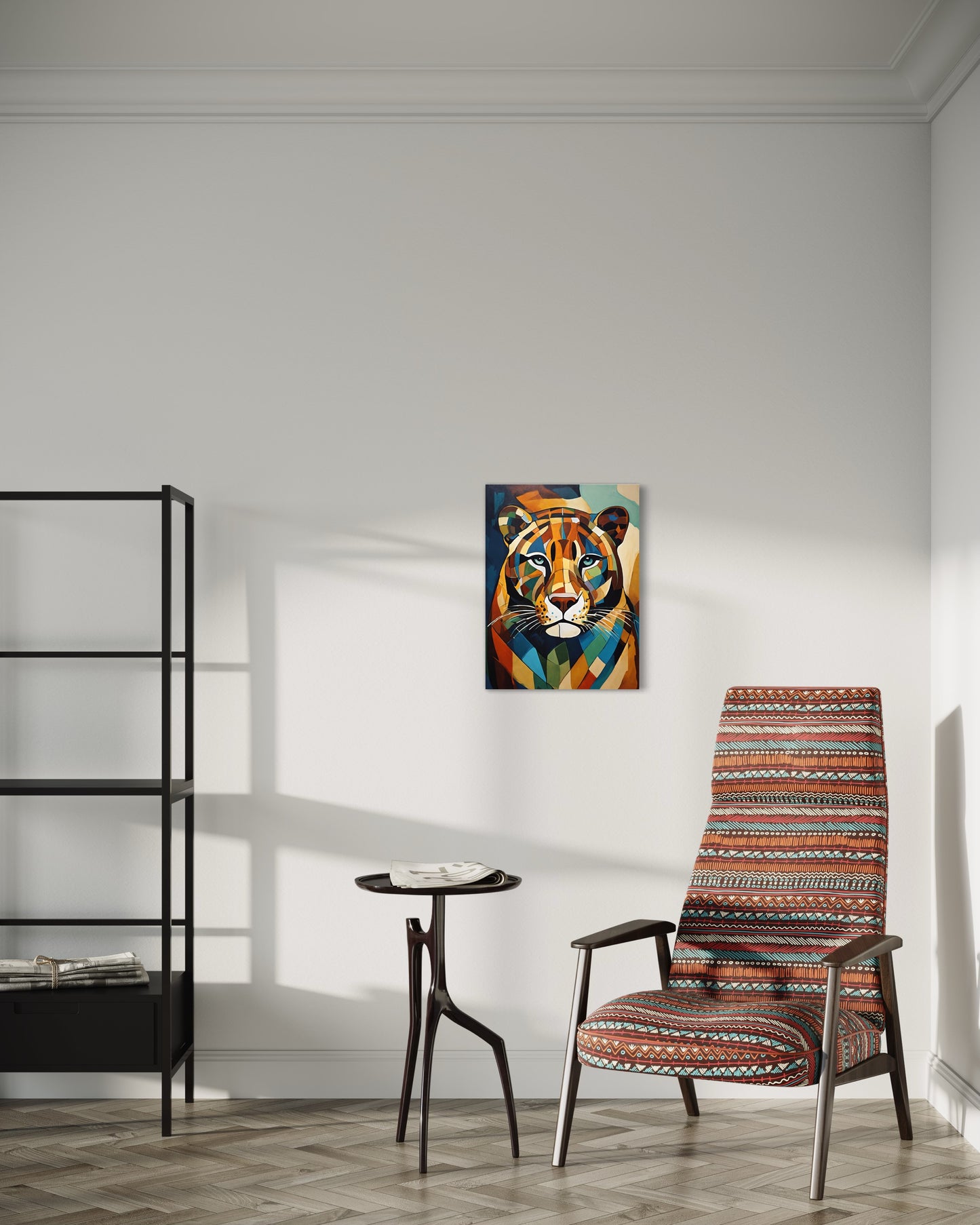 Bild auf Leinwand: „ Jaguar from Amazon.” (Abstract)