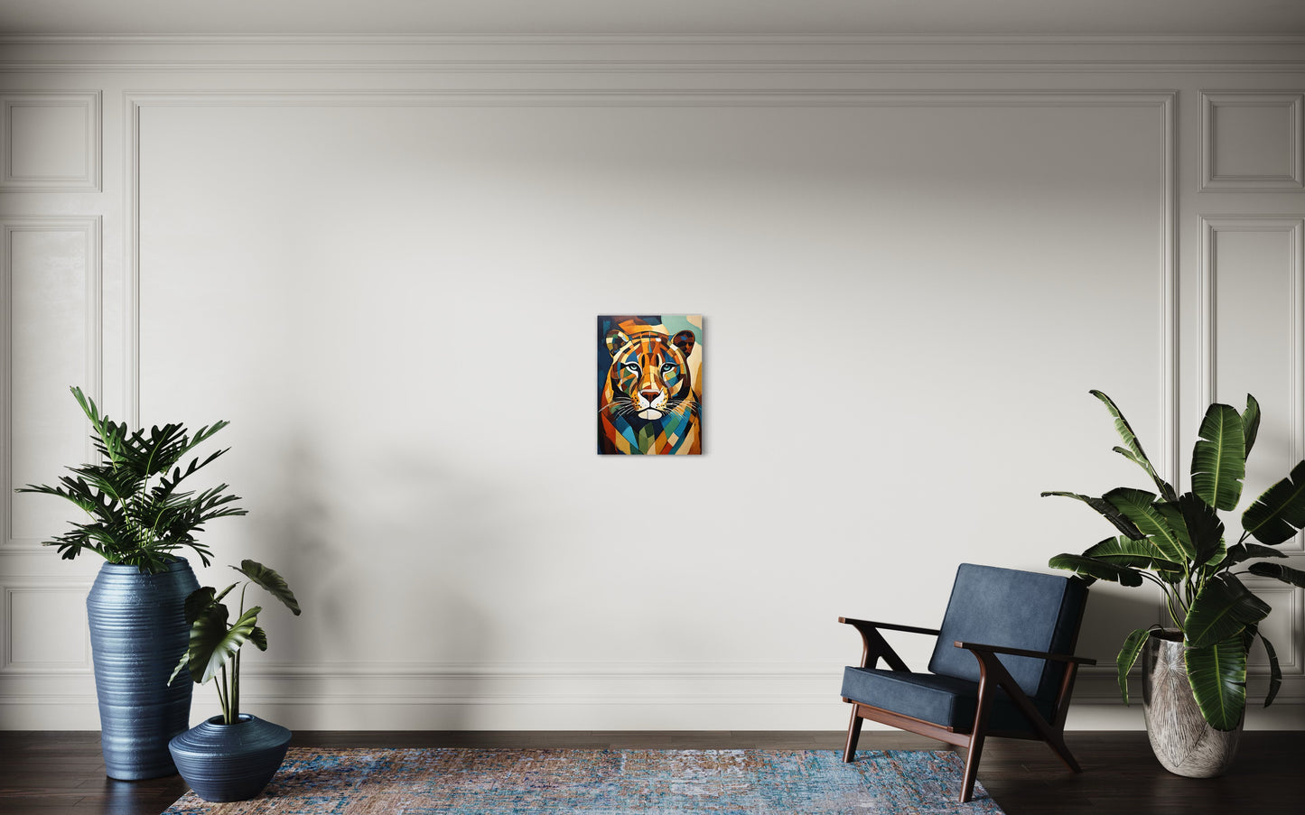 Bild auf Leinwand: „ Jaguar from Amazon.” (Abstract)