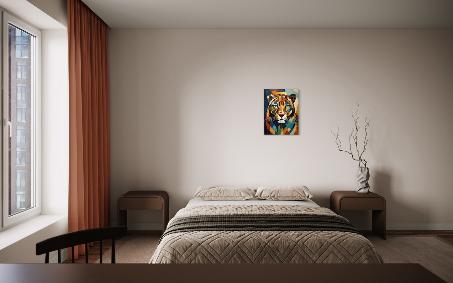 Bild auf Leinwand: „ Jaguar from Amazon.” (Abstract)