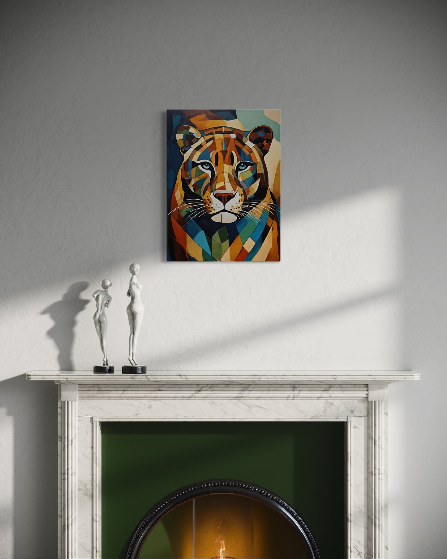 Bild auf Leinwand: „ Jaguar from Amazon.” (Abstract)
