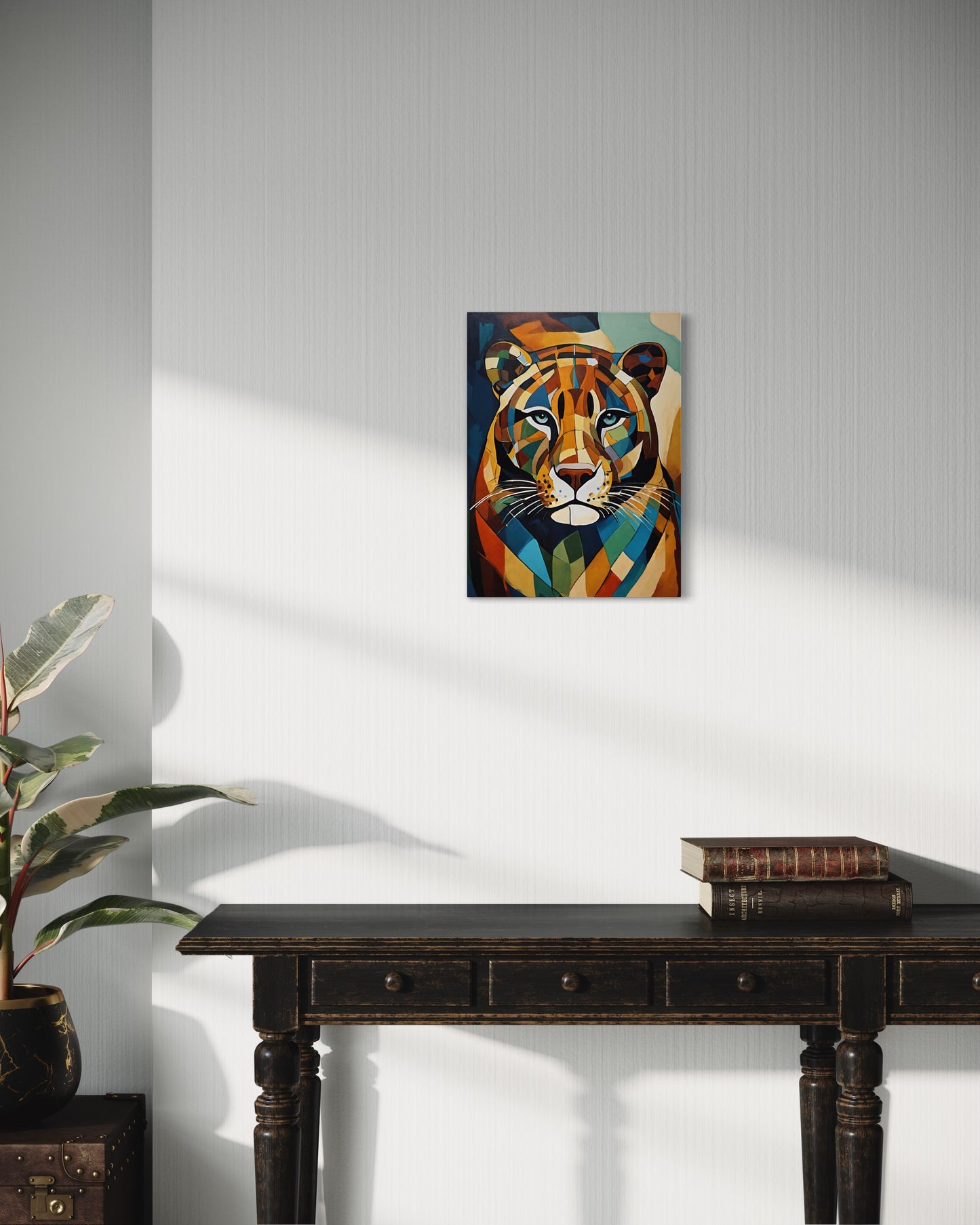 Bild auf Leinwand: „ Jaguar from Amazon.” (Abstract)