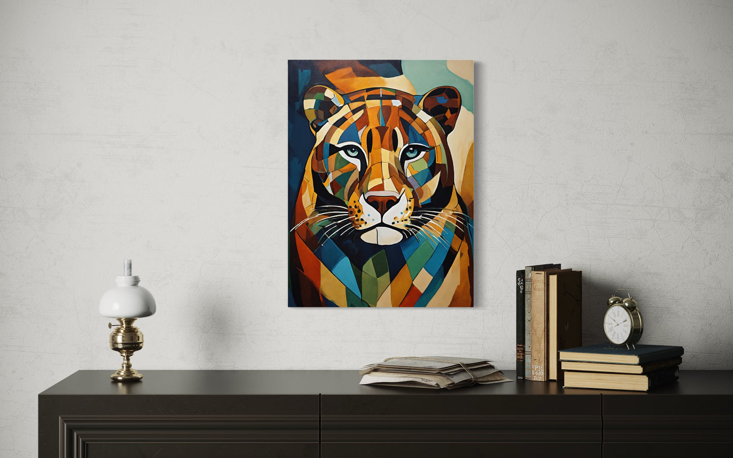 Bild auf Leinwand: „ Jaguar from Amazon.” (Abstract)