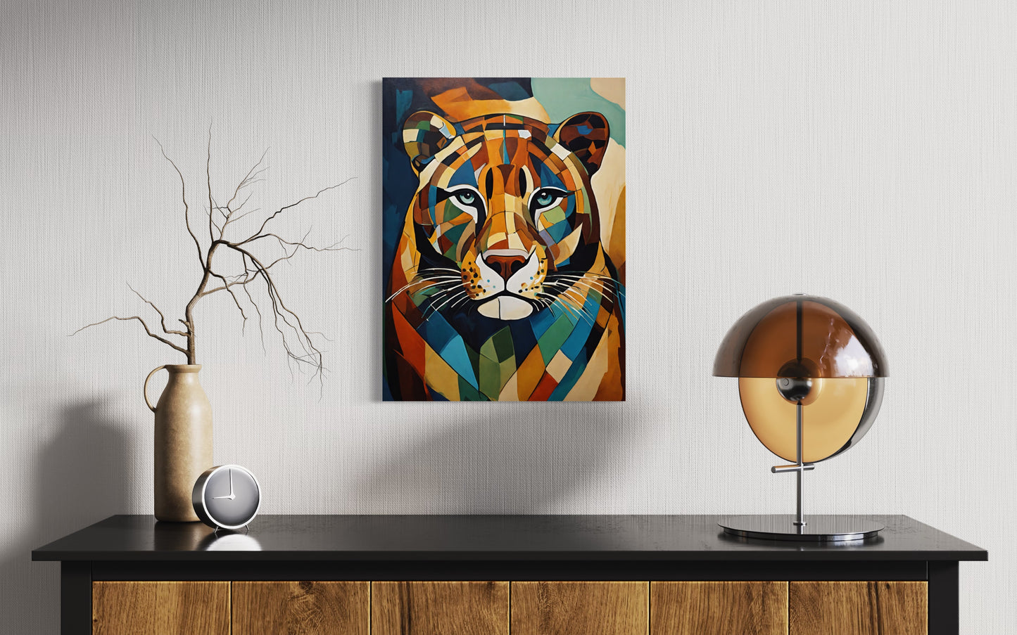 Bild auf Leinwand: „ Jaguar from Amazon.” (Abstract)