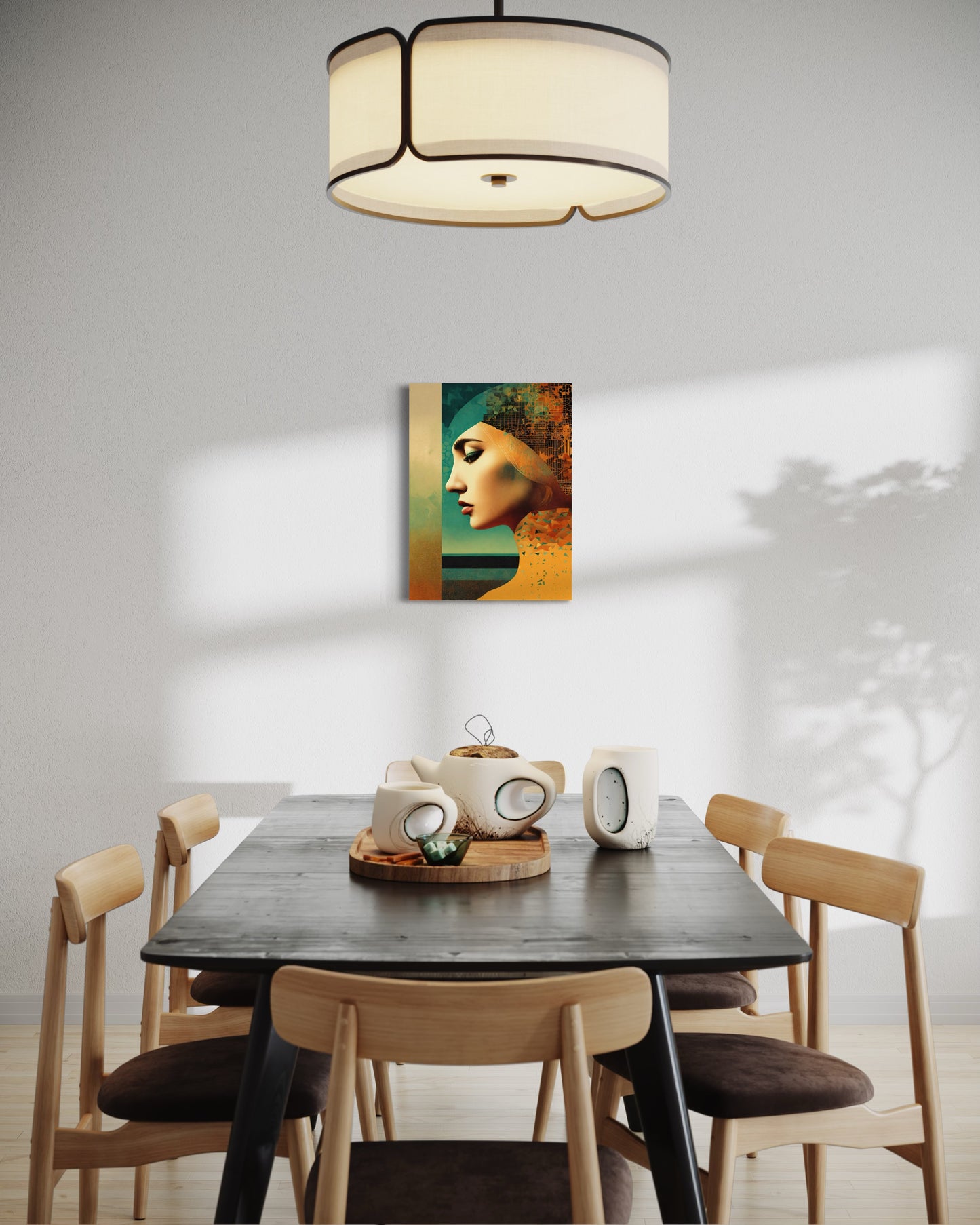 Bild auf Leinwand: “Sad Woman.“